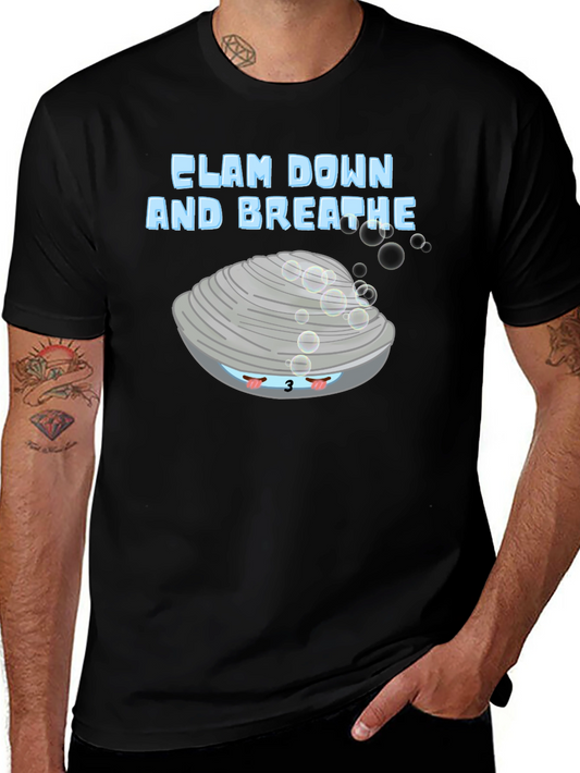 Clam Down & Breathe Graphic T-Shirt