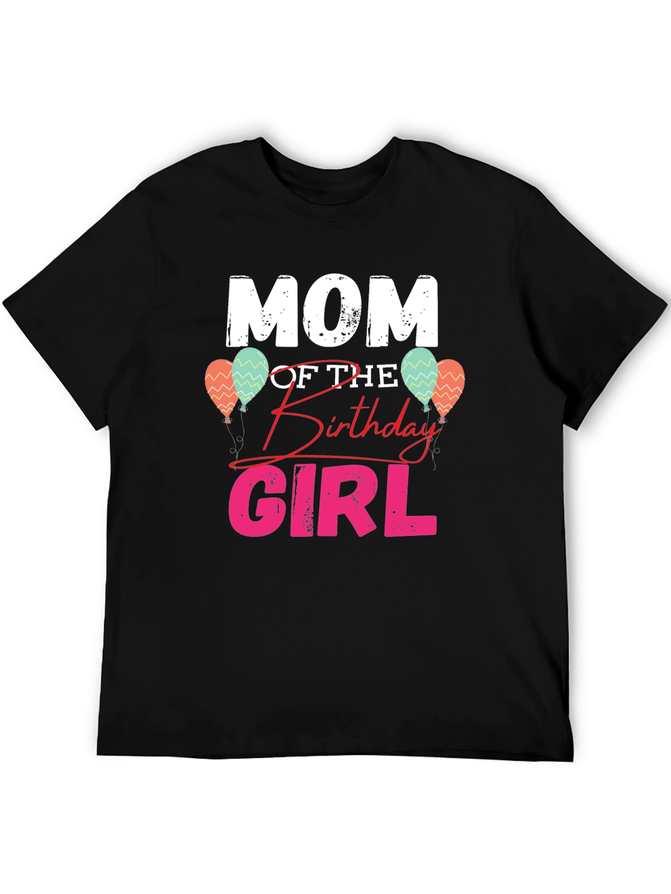 Mom of the Birthday Girl Graphic T-Shirt