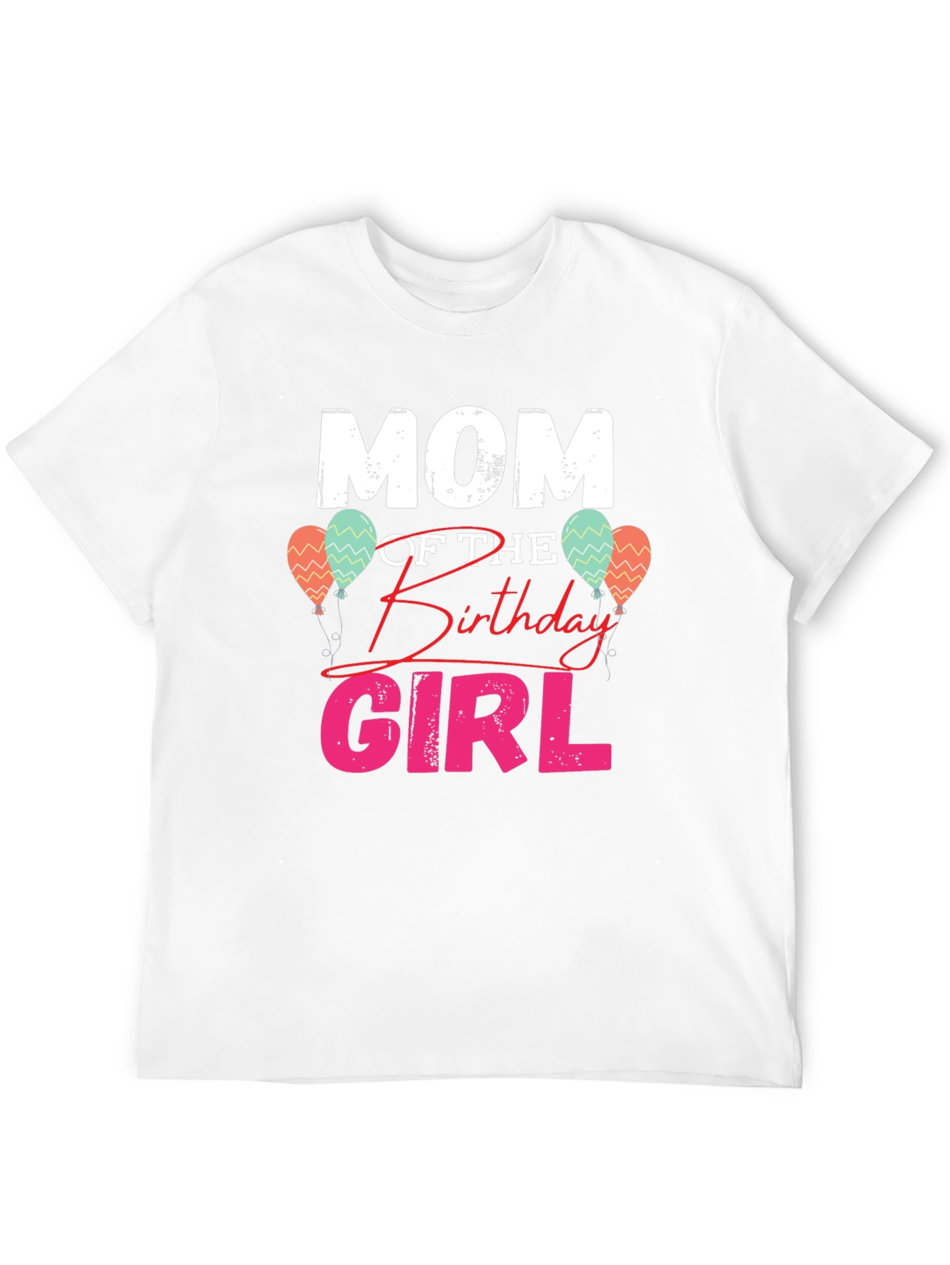 Mom of the Birthday Girl Graphic T-Shirt