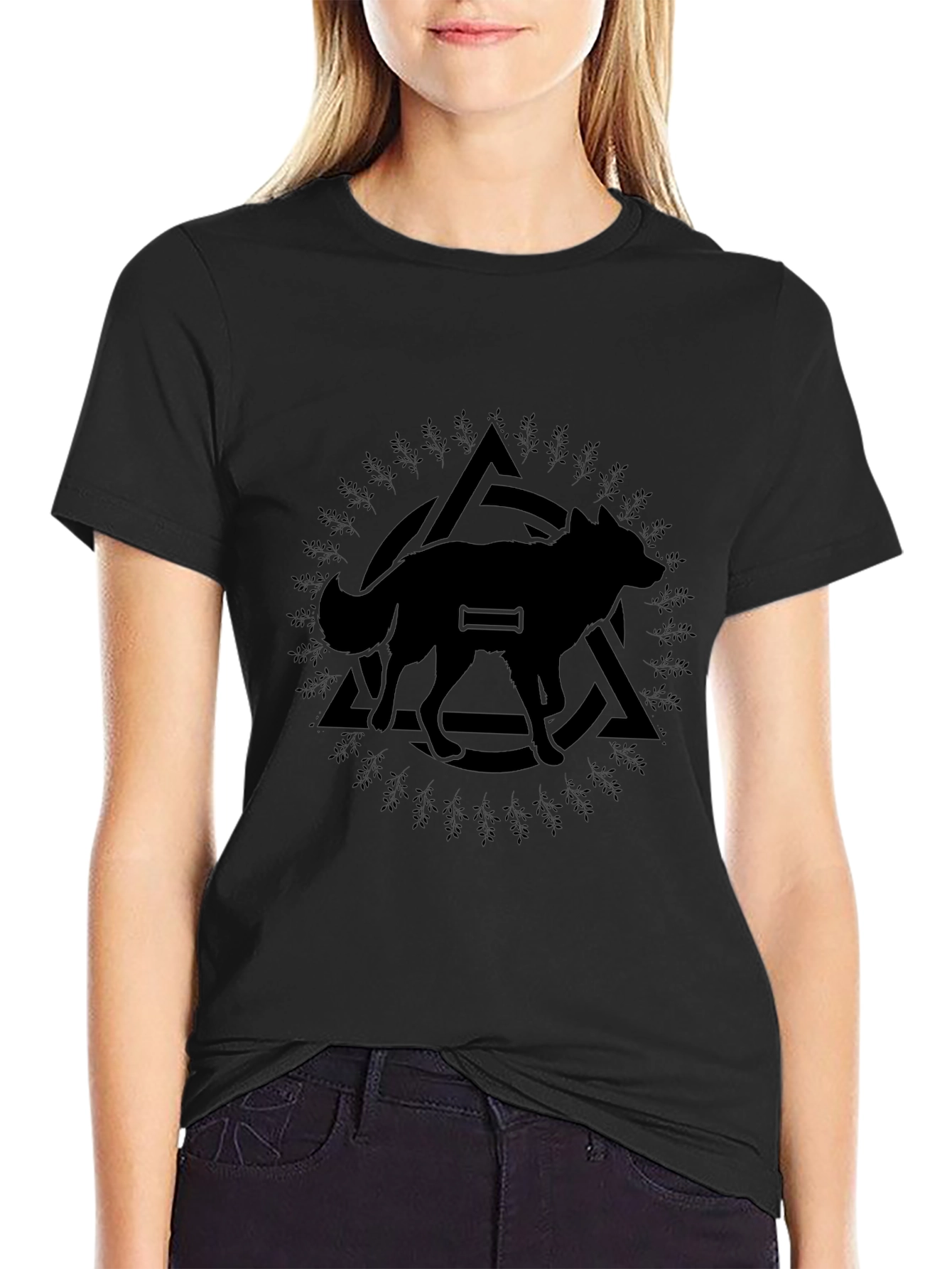 Wolf & Valknut Viking T-Shirt