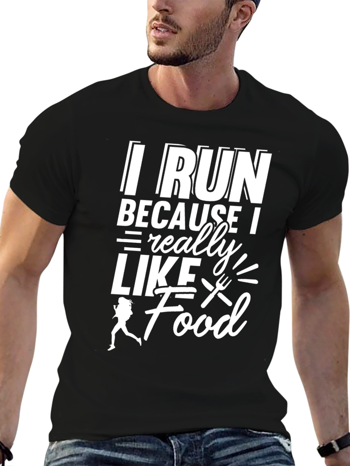 I Run Because I Really Like Food T-Shirt