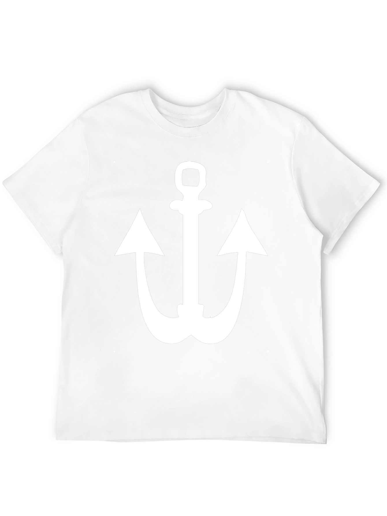 Anchor Graphic Tee - Stylish Black Cotton Shirt