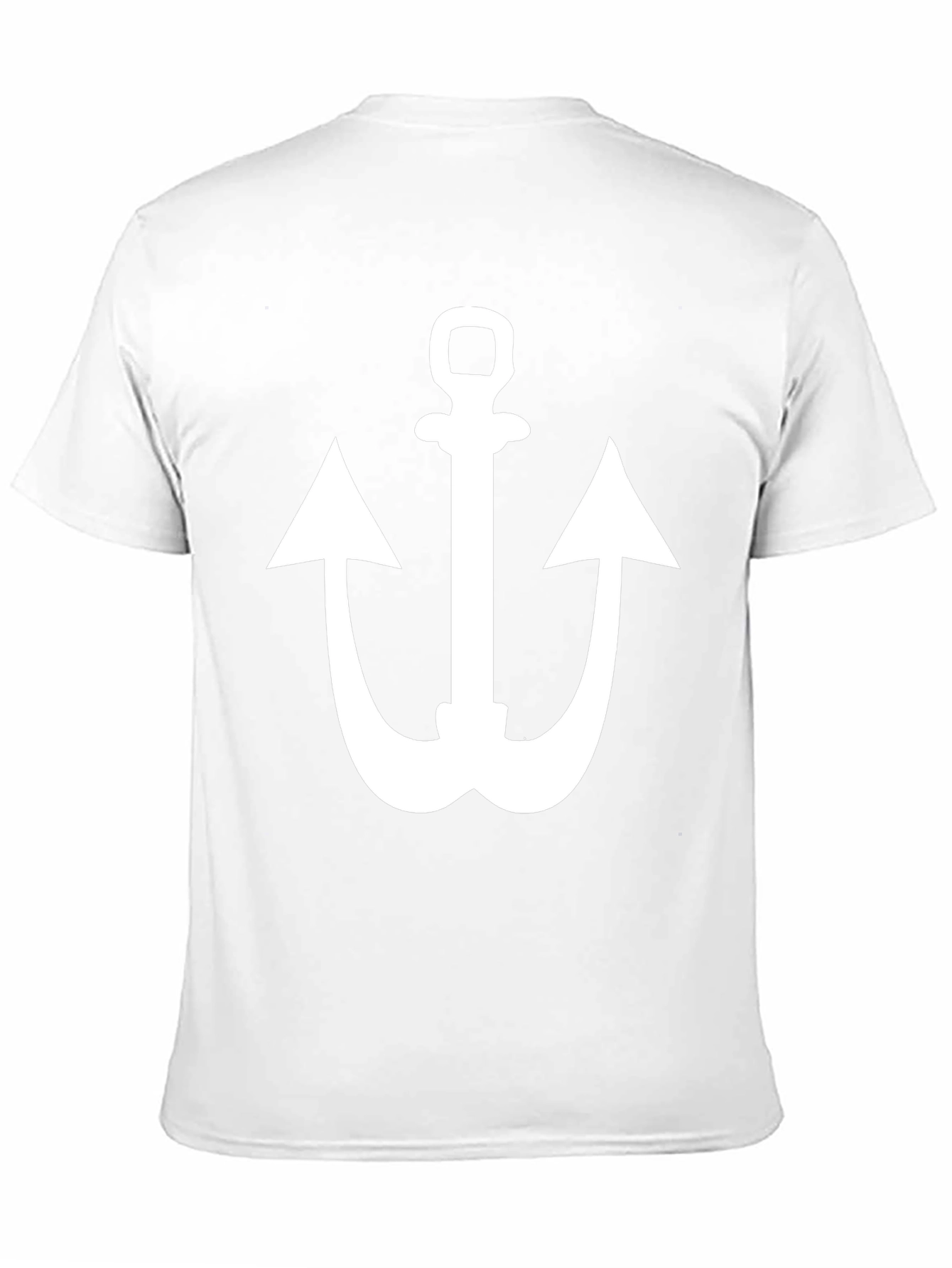 Anchor Graphic Tee - Stylish Black Cotton Shirt