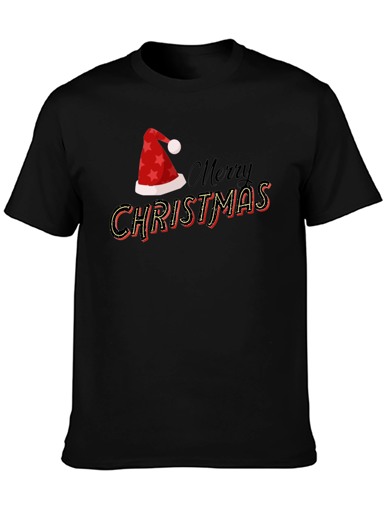 Merry Christmas Graphic Tee - Holiday Style