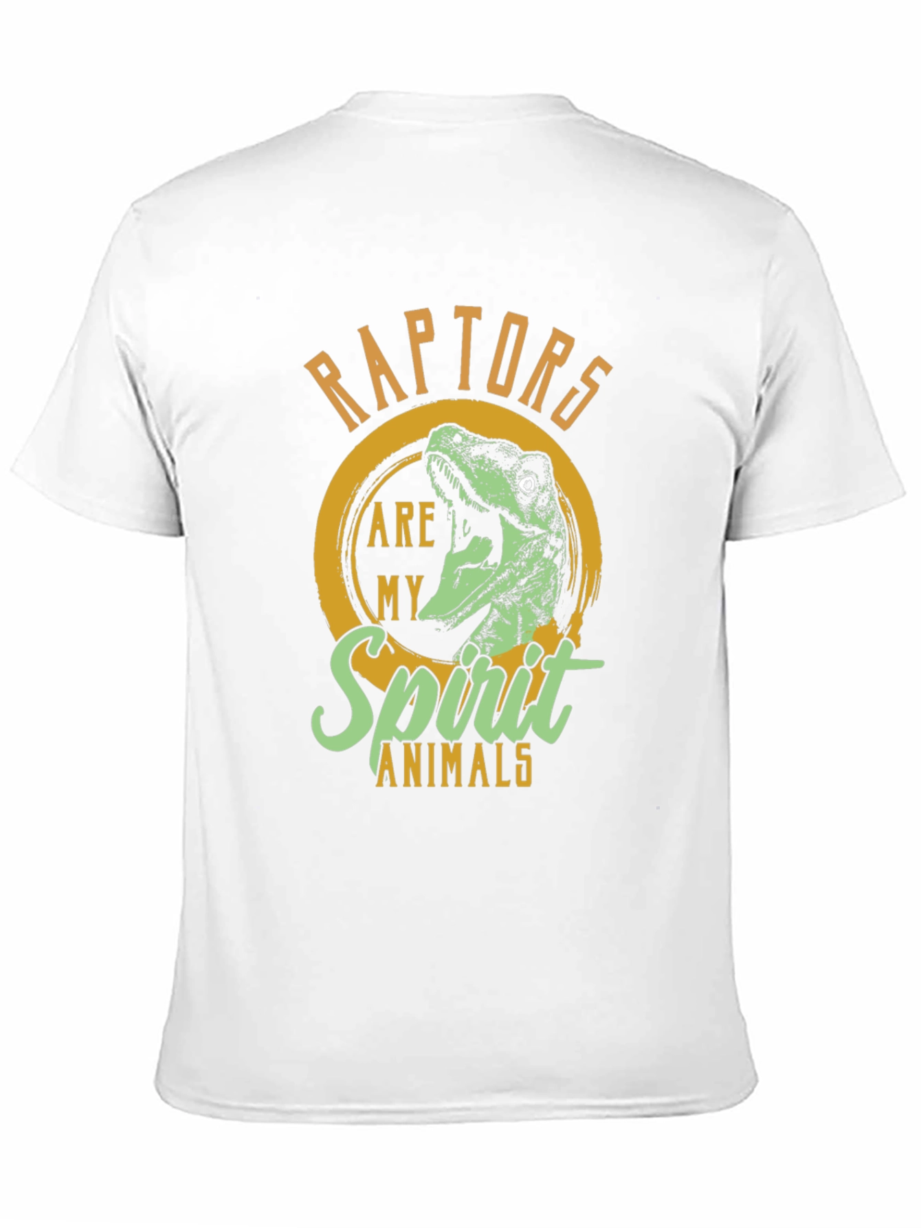 Raptor Spirit Animal Graphic Tee - Black