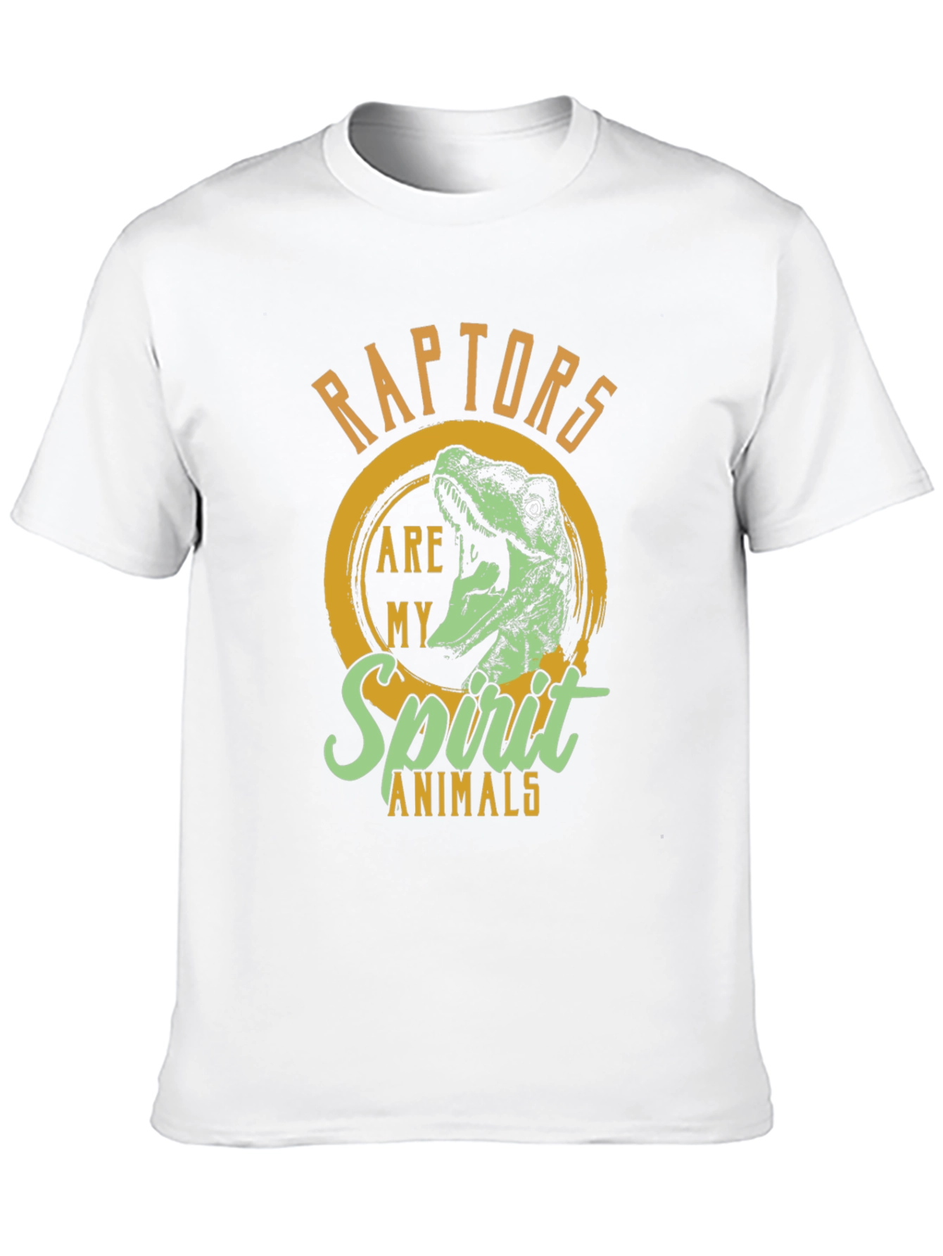 Raptor Spirit Animal Graphic Tee - Black