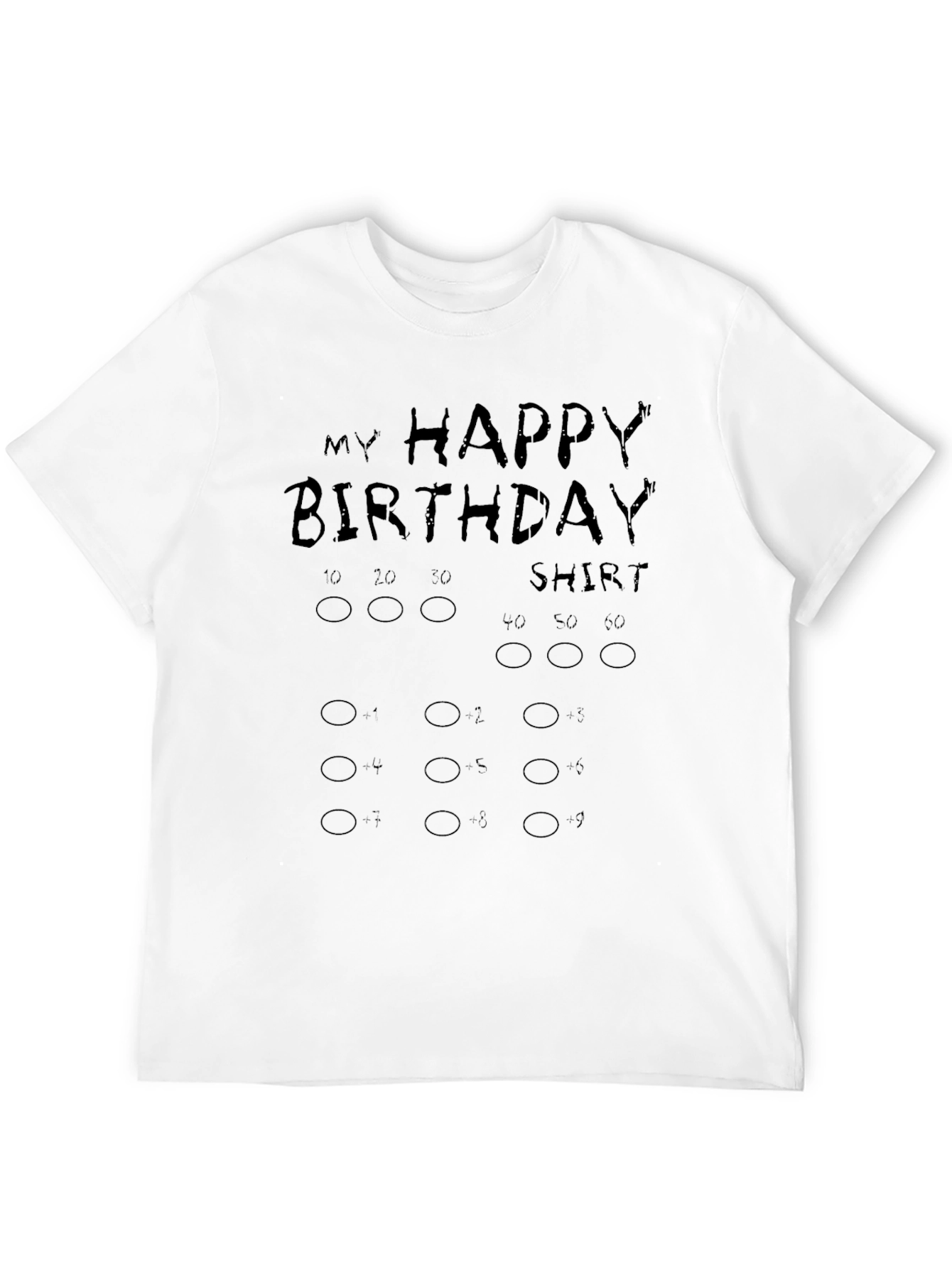 My Happy Birthday Shirt - Choose Your Age!