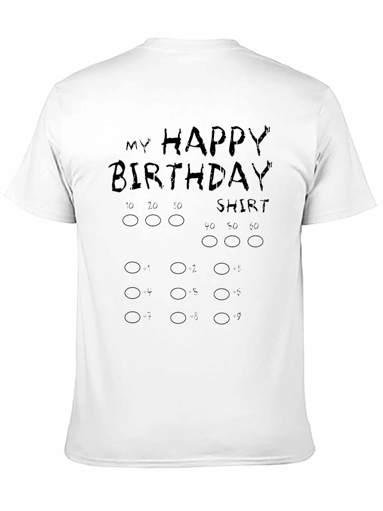 My Happy Birthday Shirt - Choose Your Age!