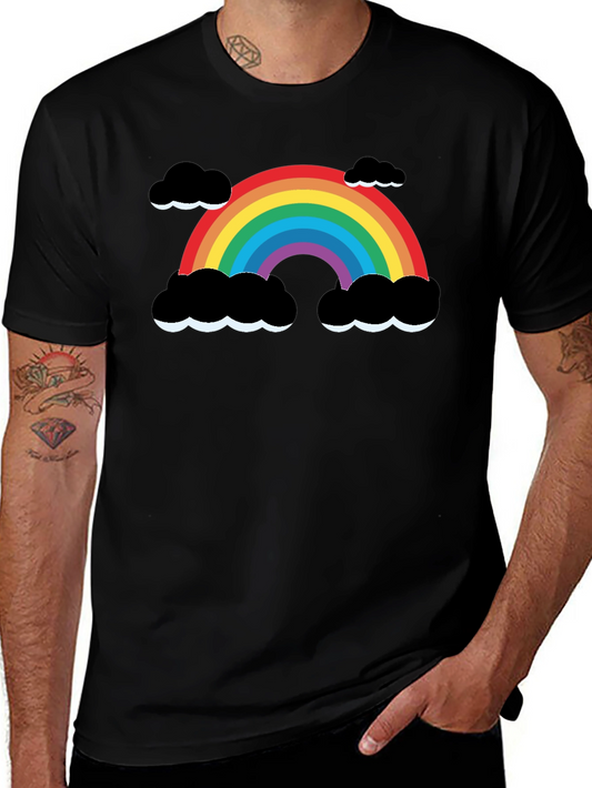 Rainbow Cloud Graphic T-Shirt