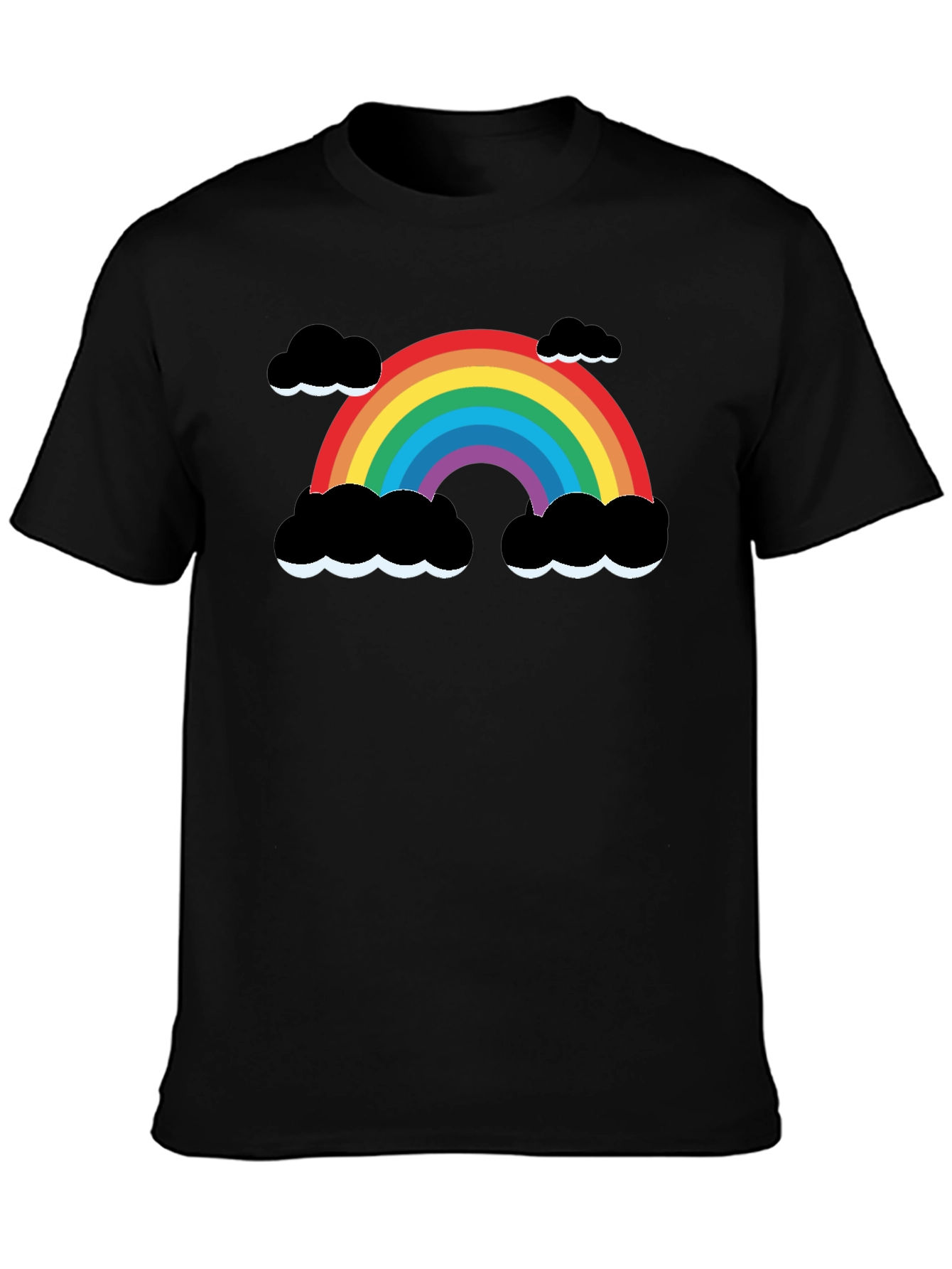 Rainbow Cloud Graphic T-Shirt