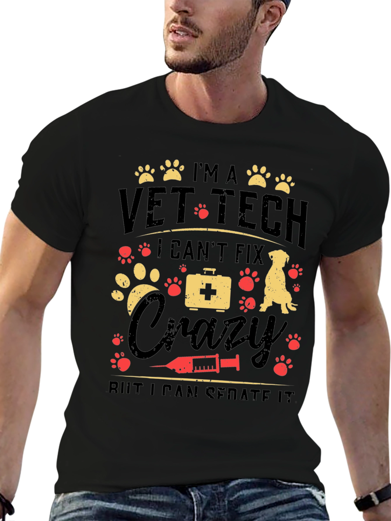 Vet Tech Crazy Sedate T-Shirt