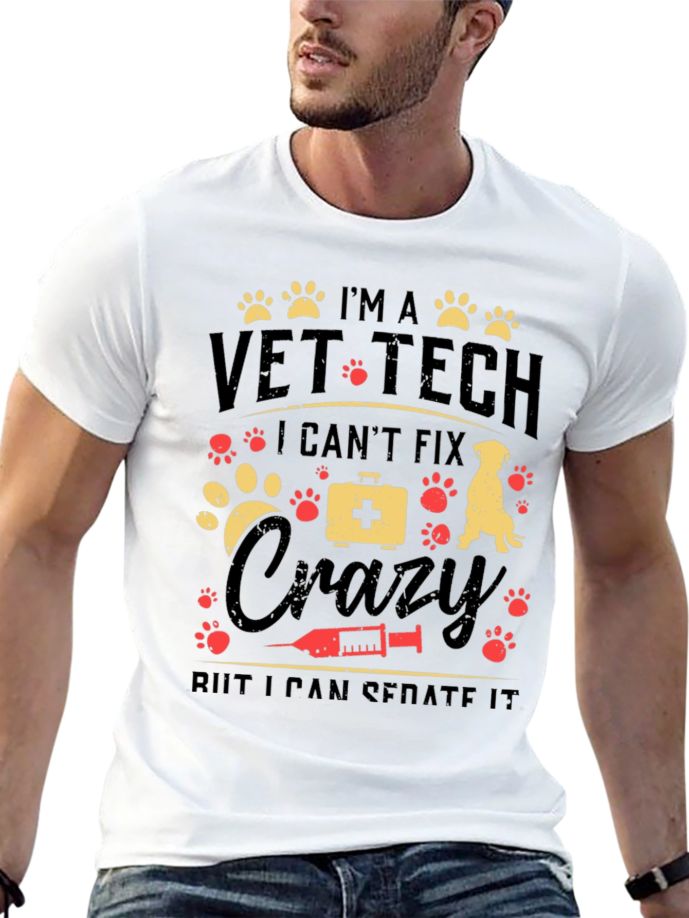 Vet Tech Crazy Sedate T-Shirt