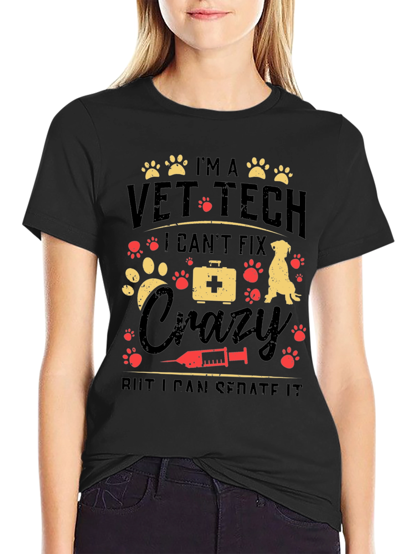 Vet Tech Crazy Sedate T-Shirt