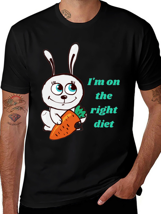 Funny Rabbit Diet T-Shirt