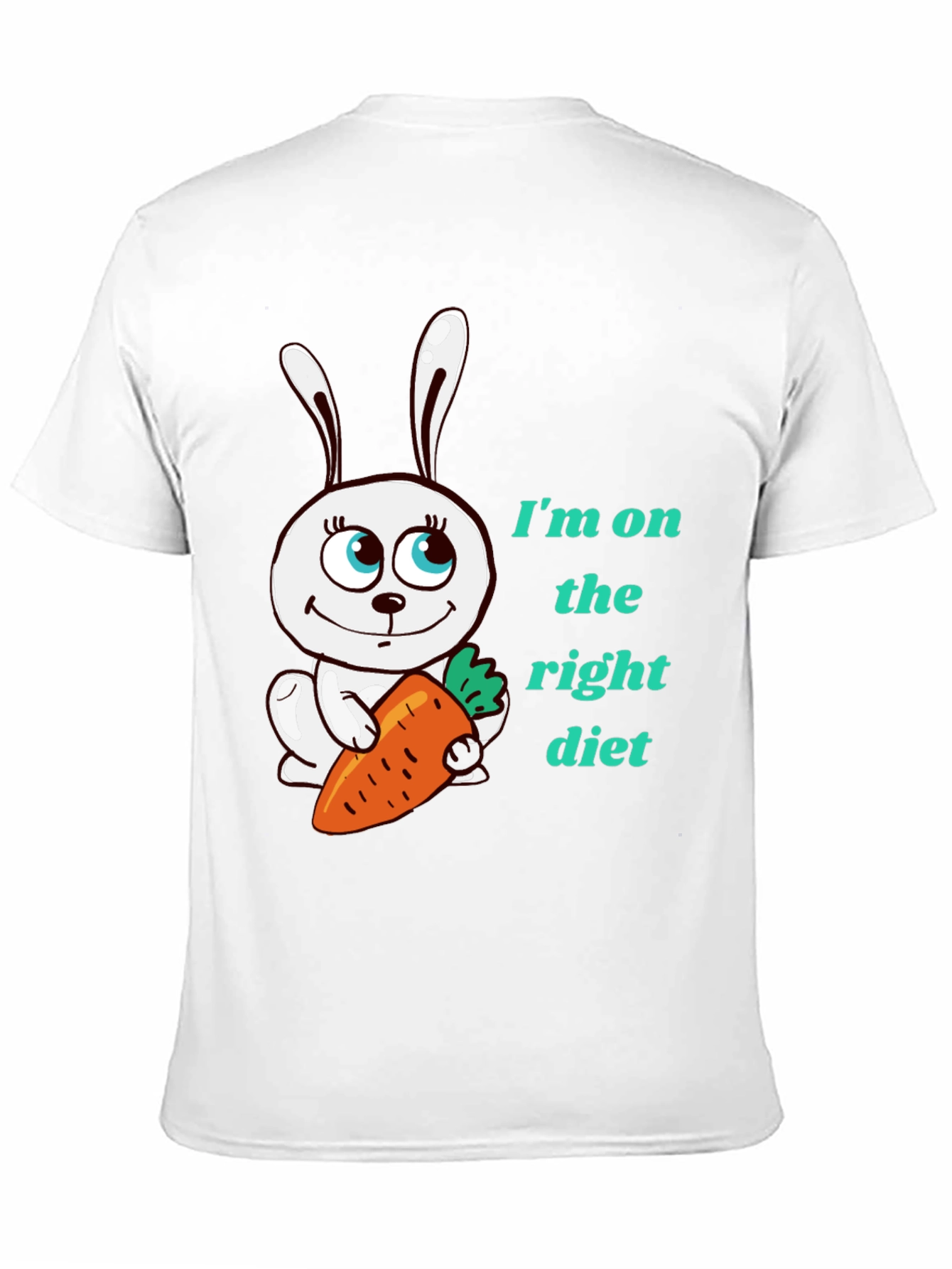 Funny Rabbit Diet T-Shirt