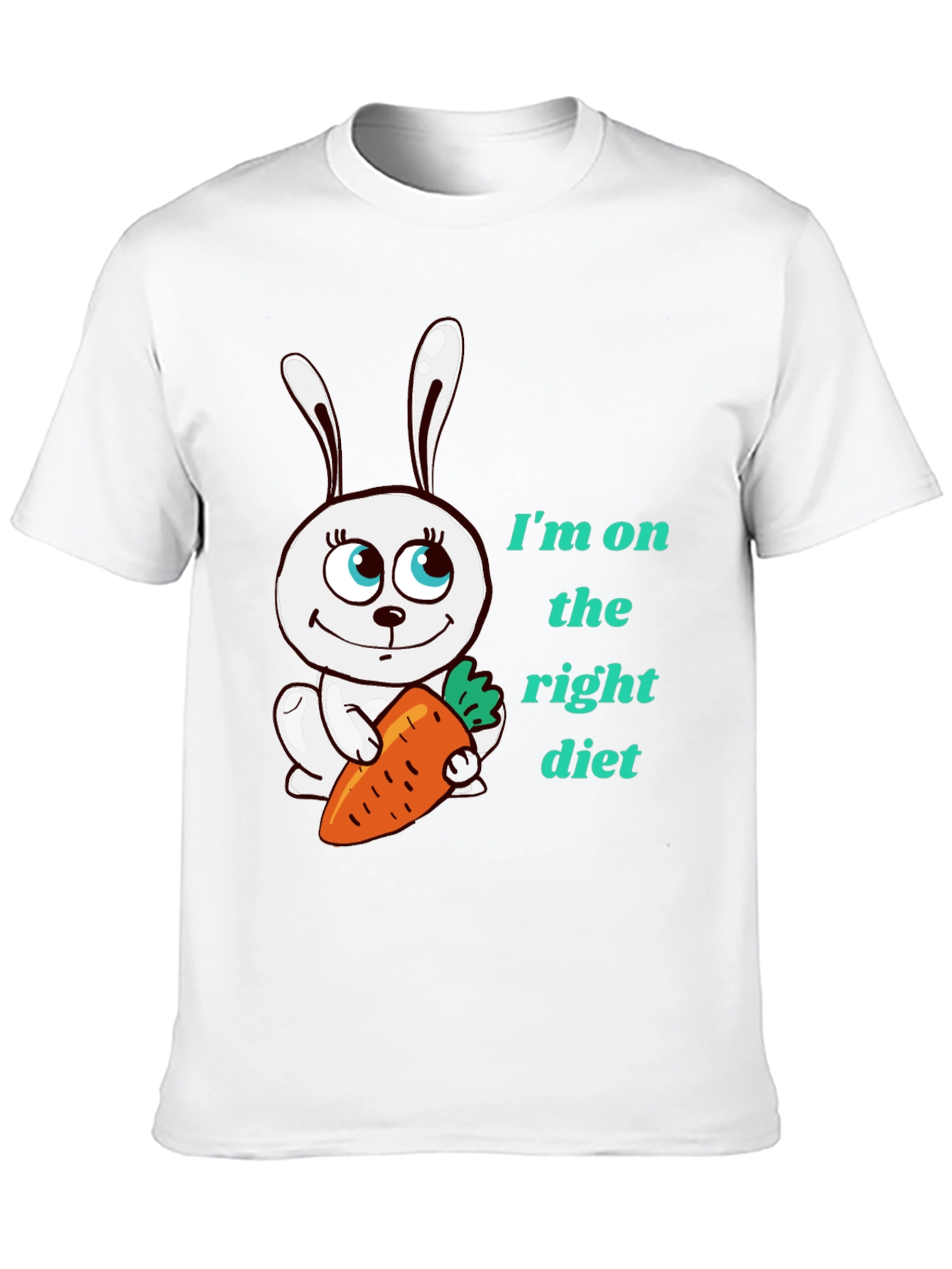 Funny Rabbit Diet T-Shirt