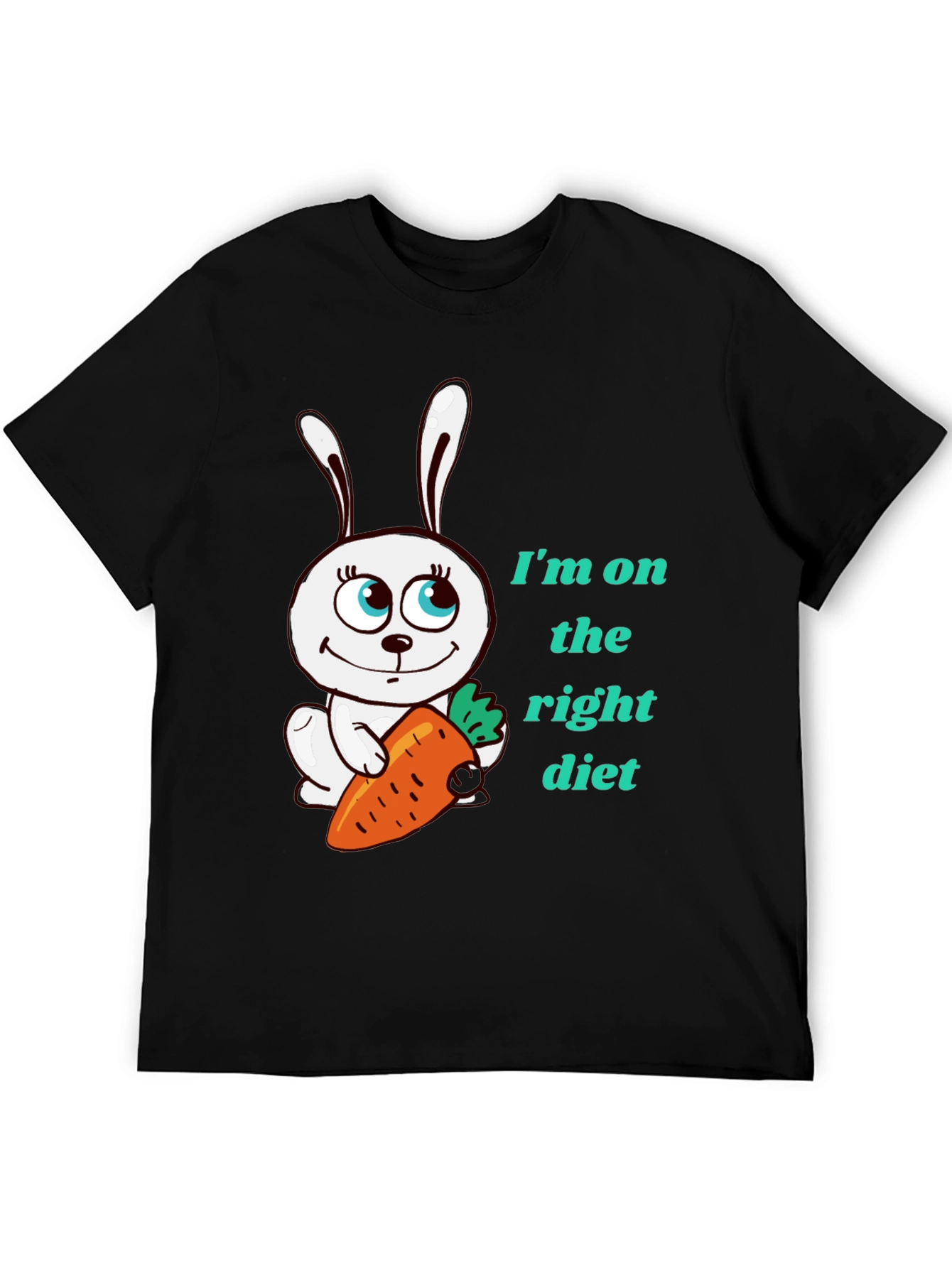 Funny Rabbit Diet T-Shirt