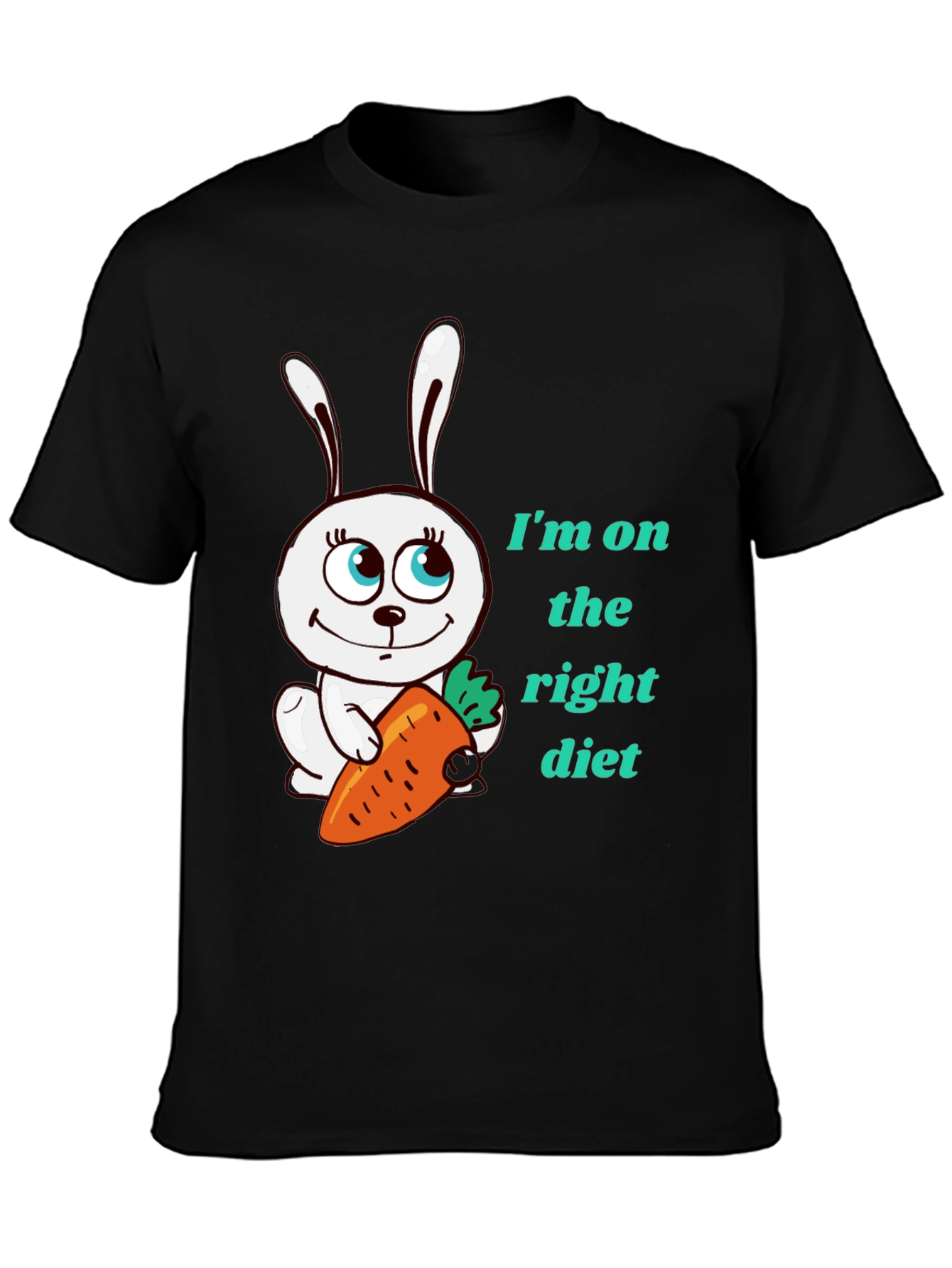 Funny Rabbit Diet T-Shirt