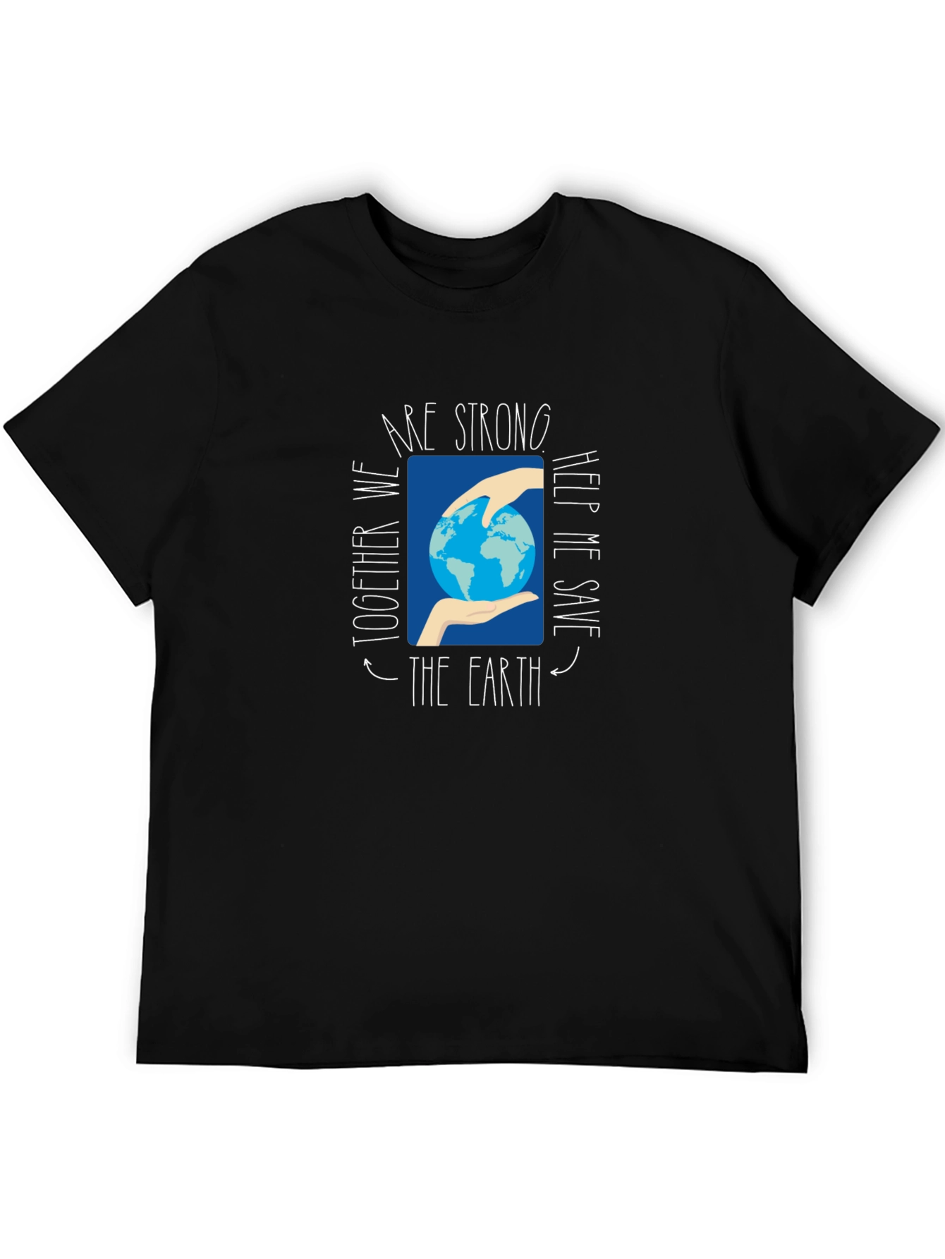 Save the Earth Graphic Tee - Black