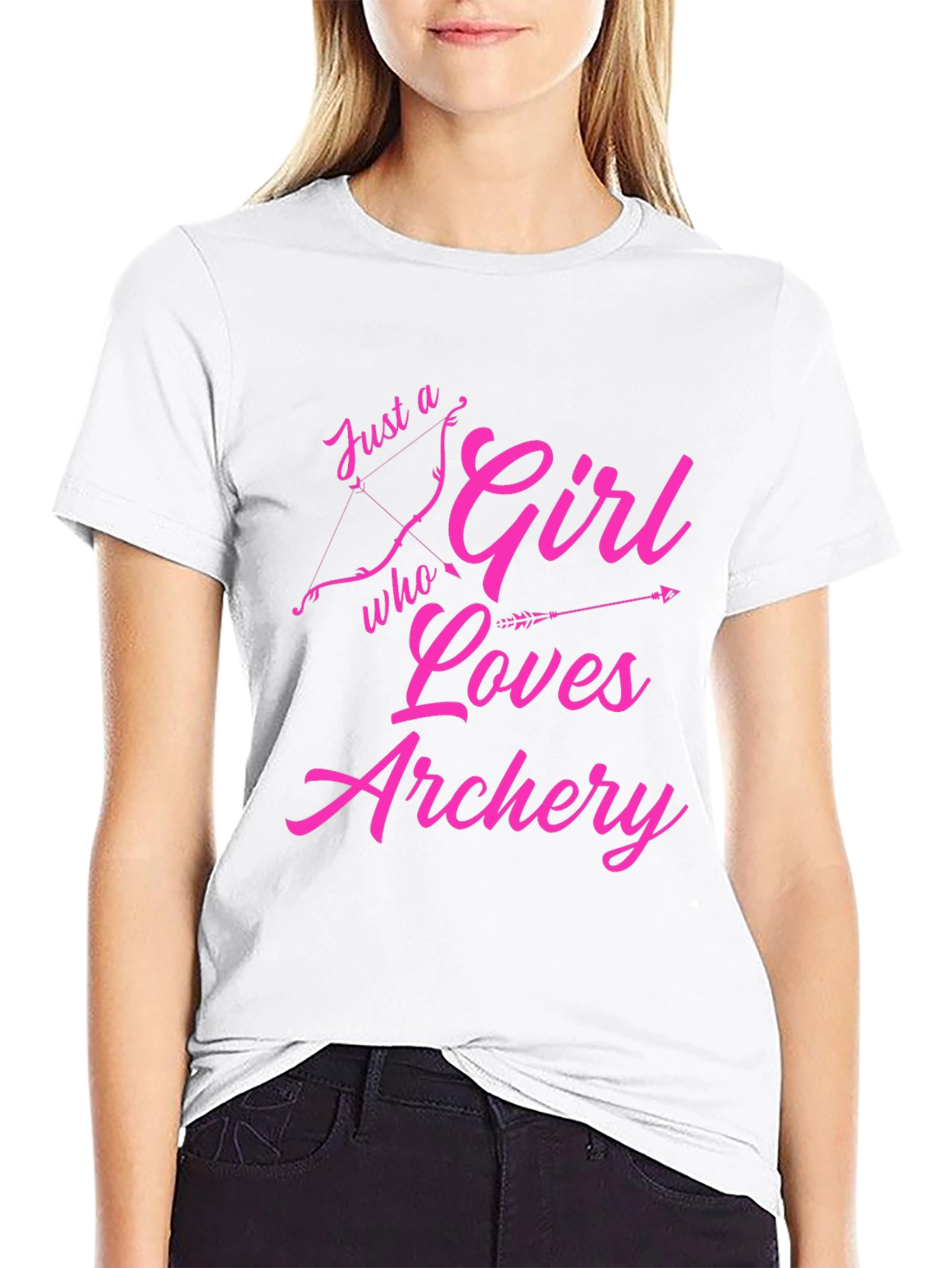 Archery Girl T-Shirt - Bow & Arrow Design