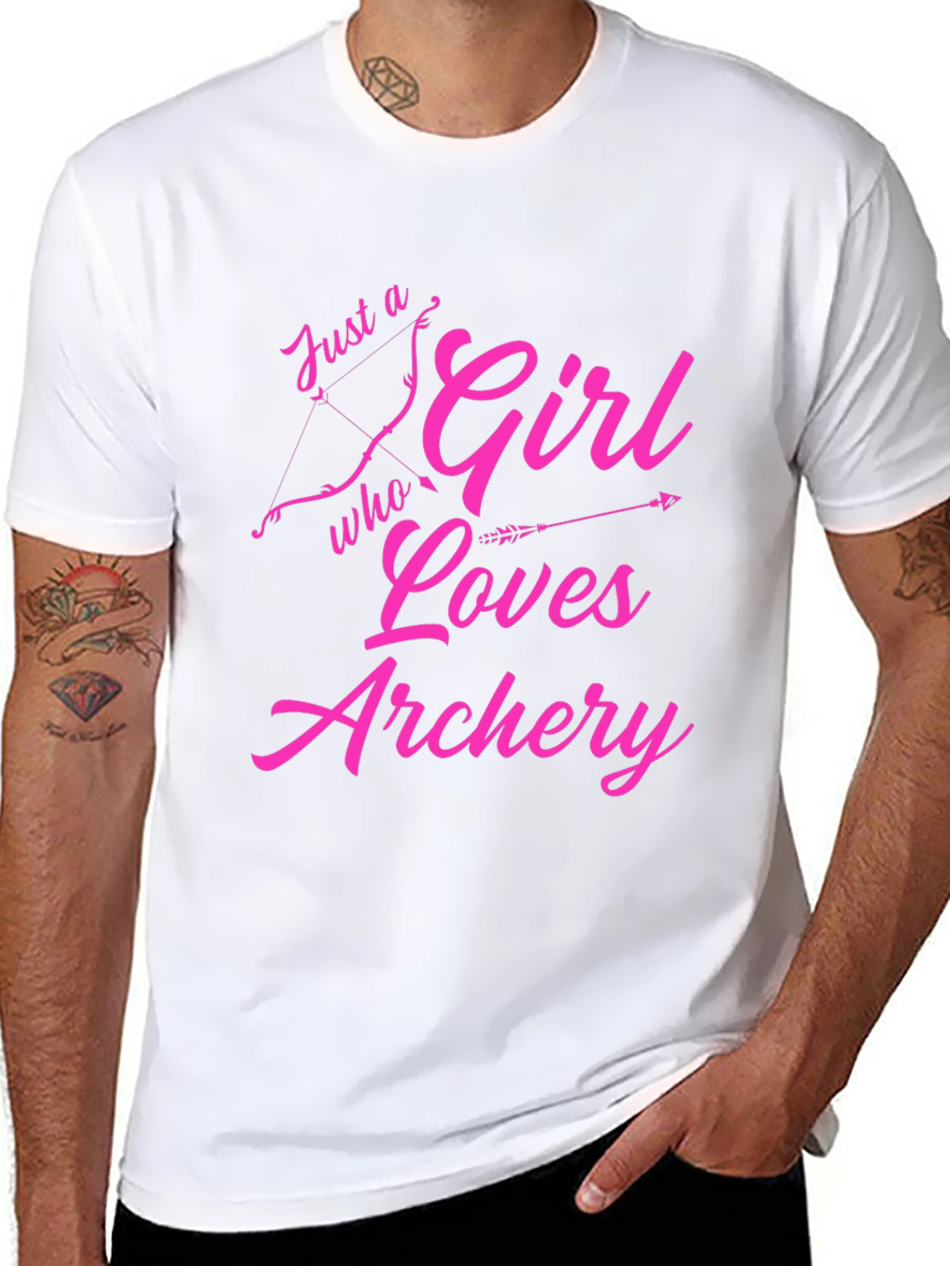 Archery Girl T-Shirt - Bow & Arrow Design
