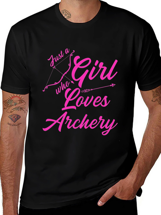 Archery Girl T-Shirt - Bow & Arrow Design
