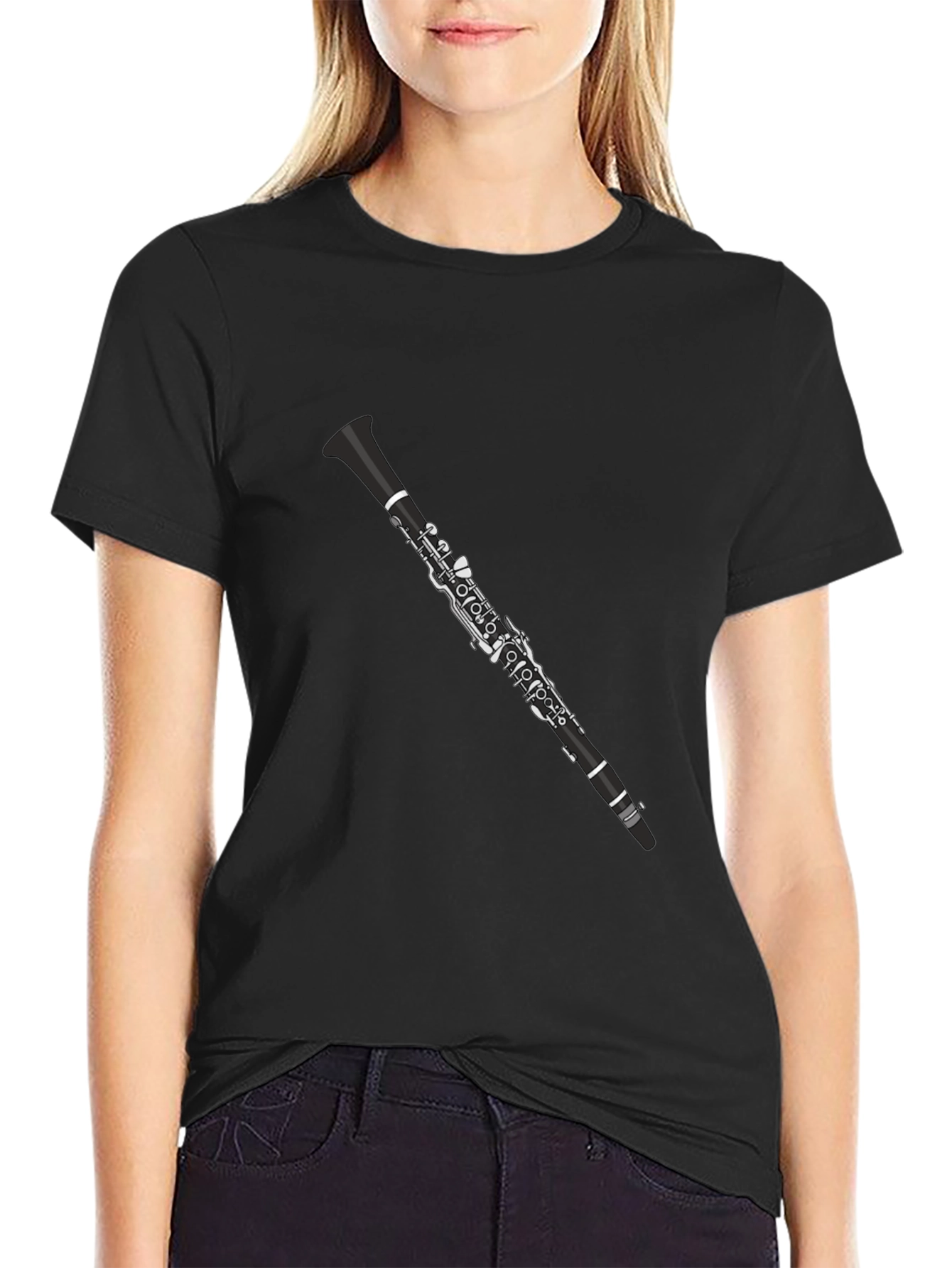 Clarinet Graphic T-Shirt - Music Lover Tee