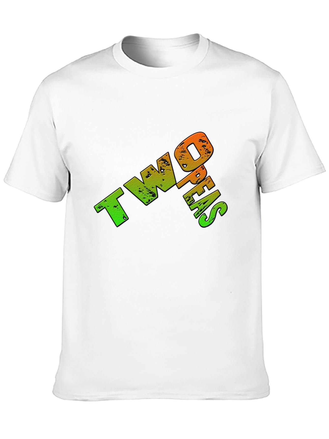 Two Peas Graphic T-Shirt - Casual Black Tee