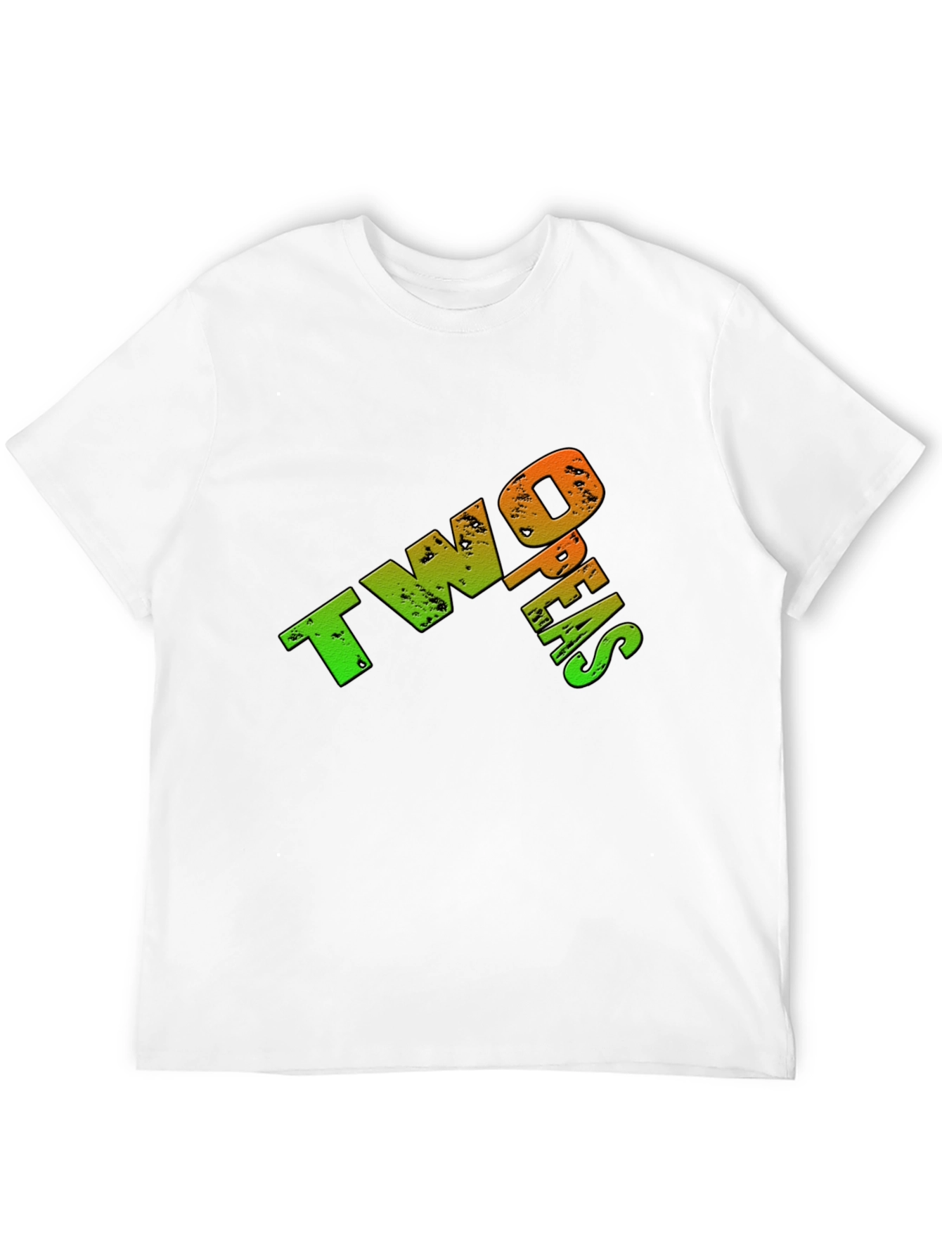 Two Peas Graphic T-Shirt - Casual Black Tee