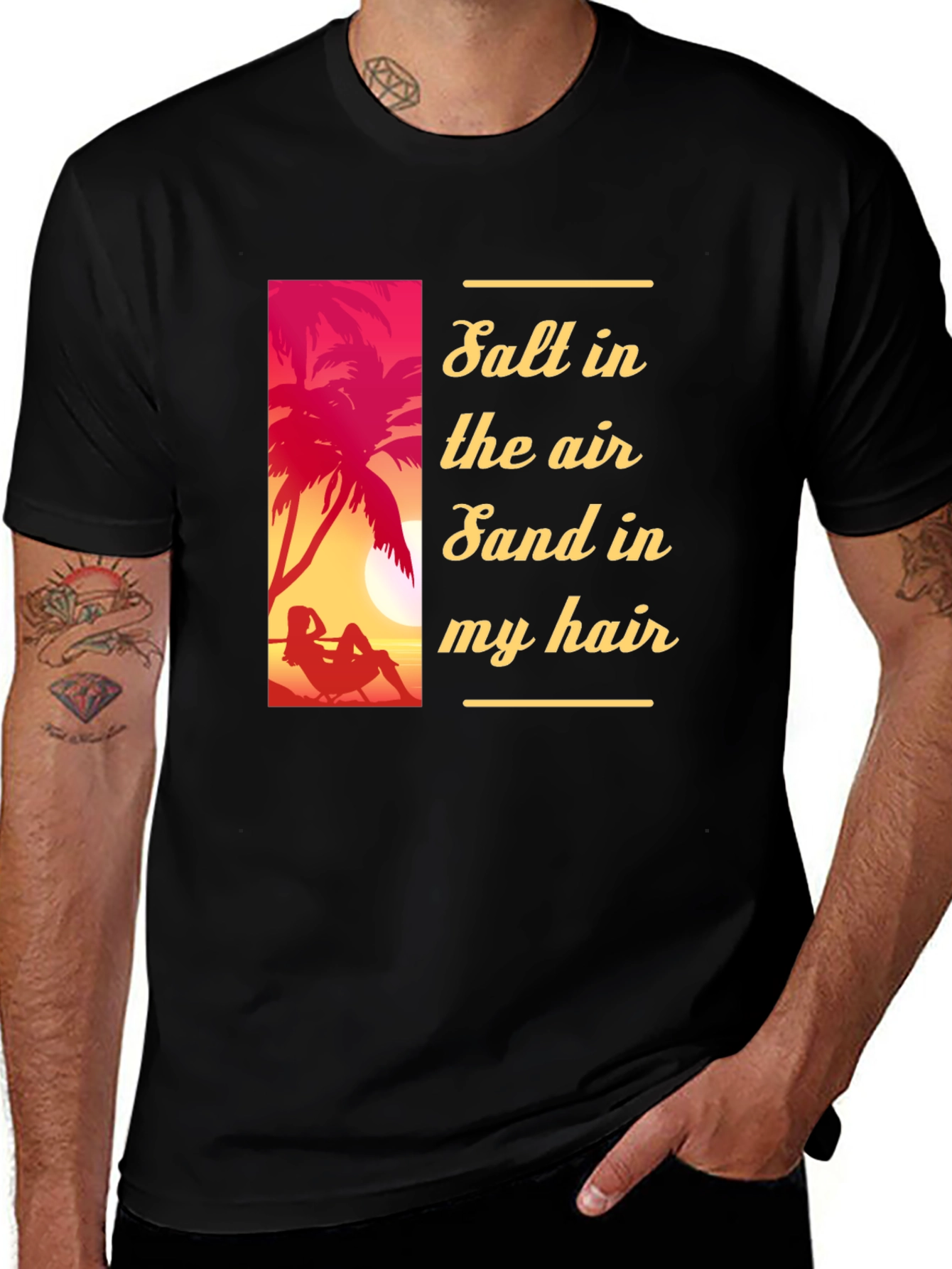 Salt Air Sand Hair T-Shirt - Vacation Vibes
