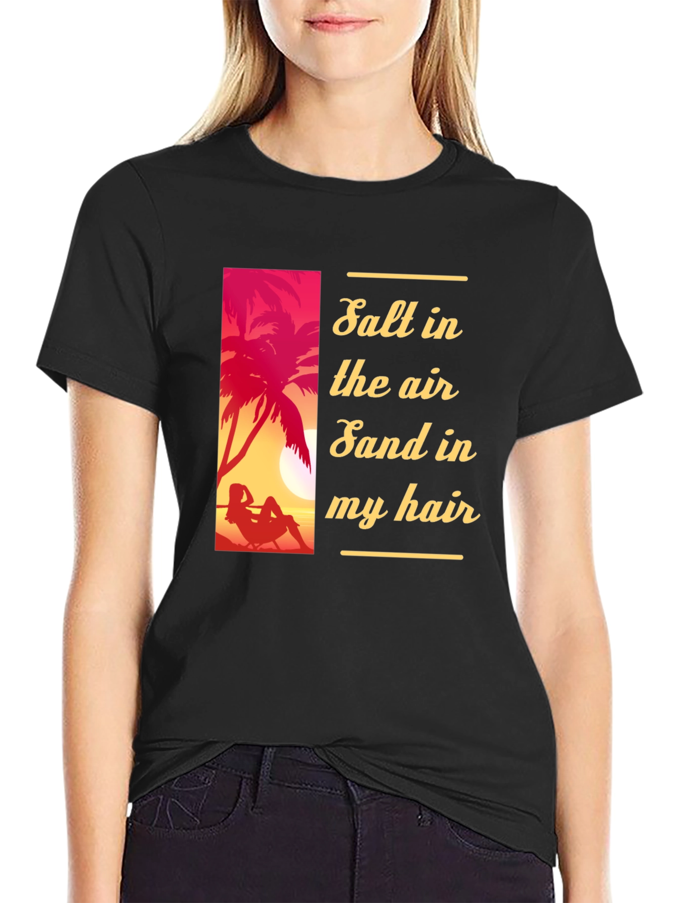 Salt Air Sand Hair T-Shirt - Vacation Vibes