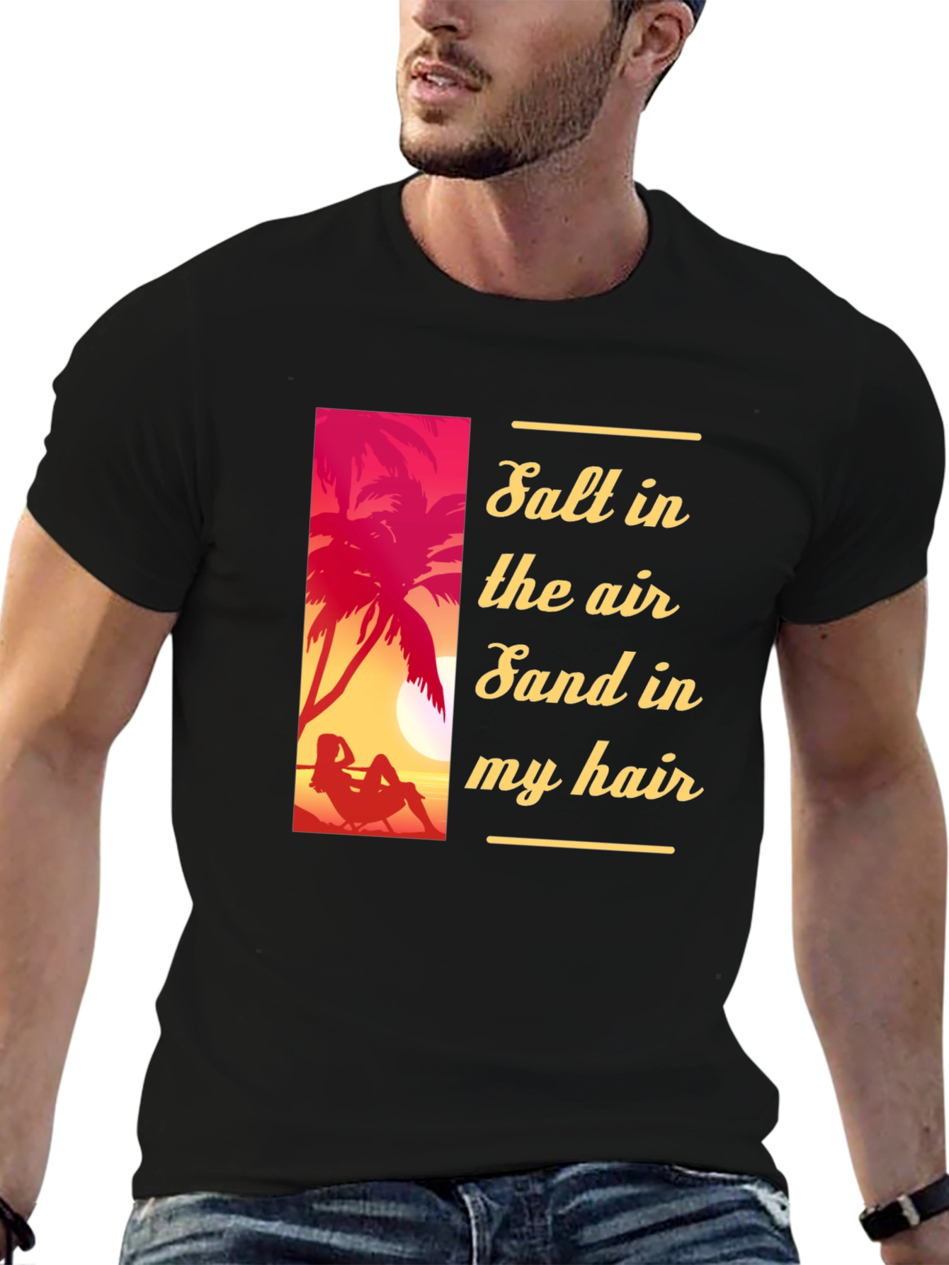 Salt Air Sand Hair T-Shirt - Vacation Vibes