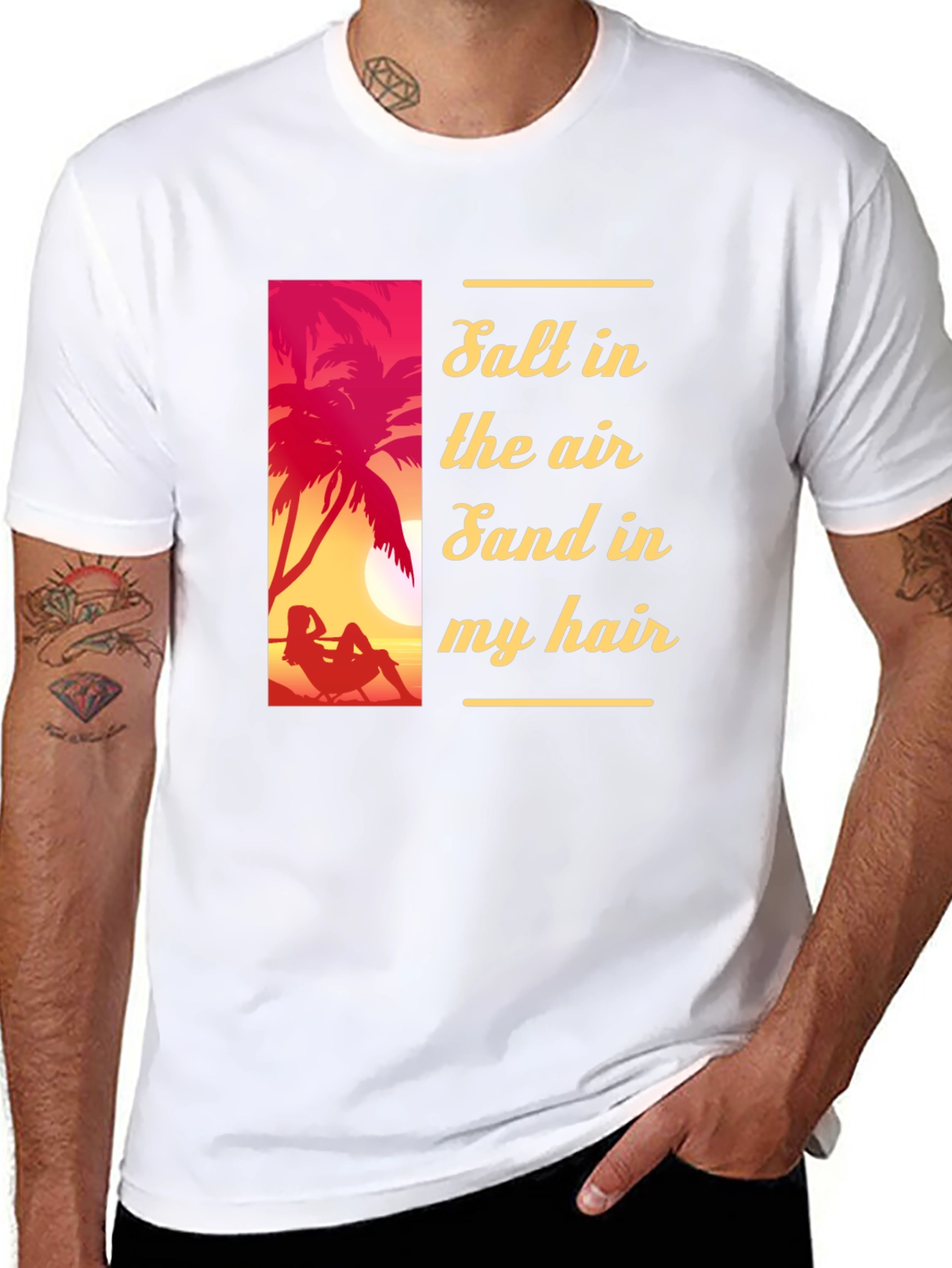 Salt Air Sand Hair T-Shirt - Vacation Vibes