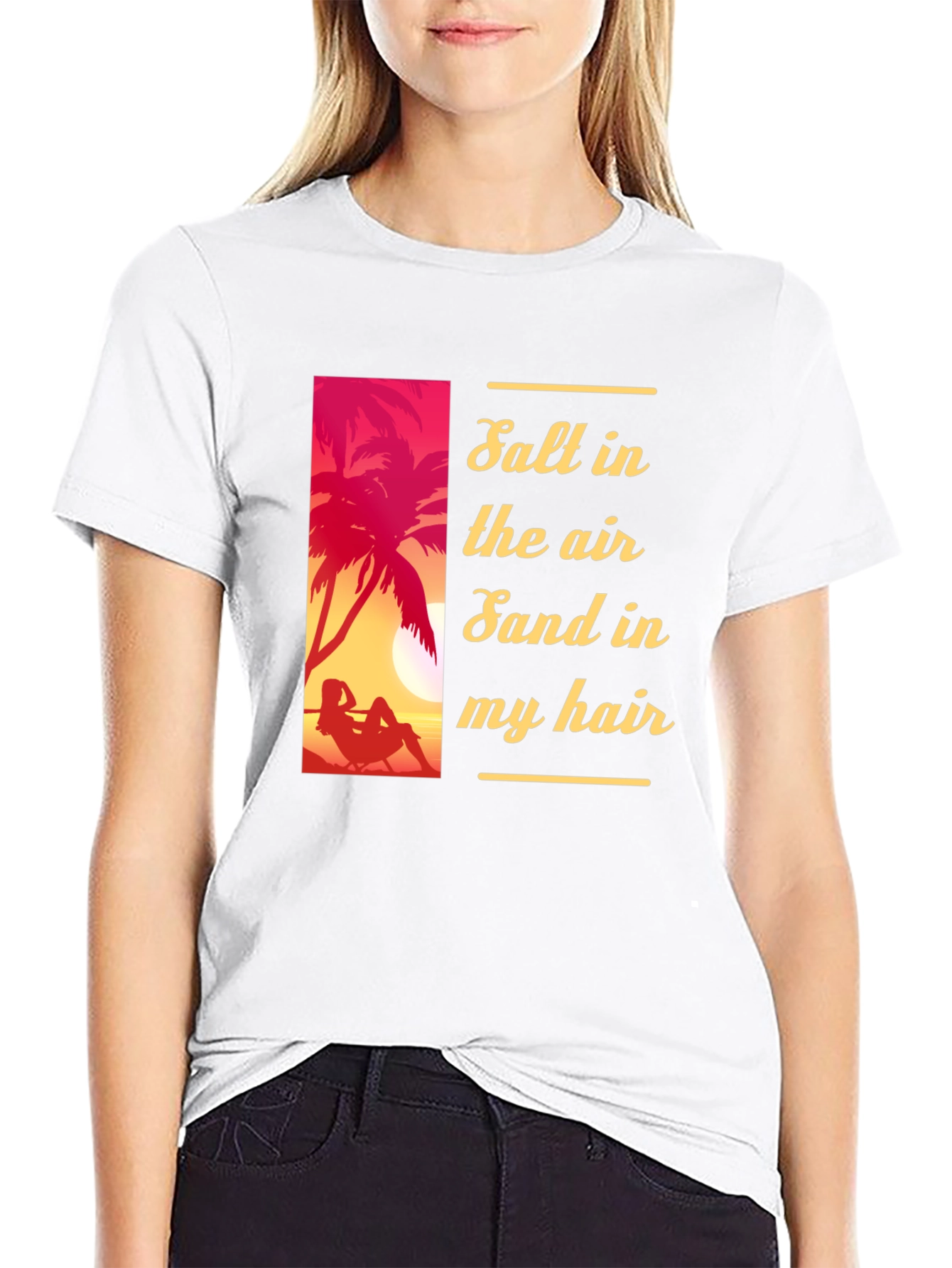 Salt Air Sand Hair T-Shirt - Vacation Vibes