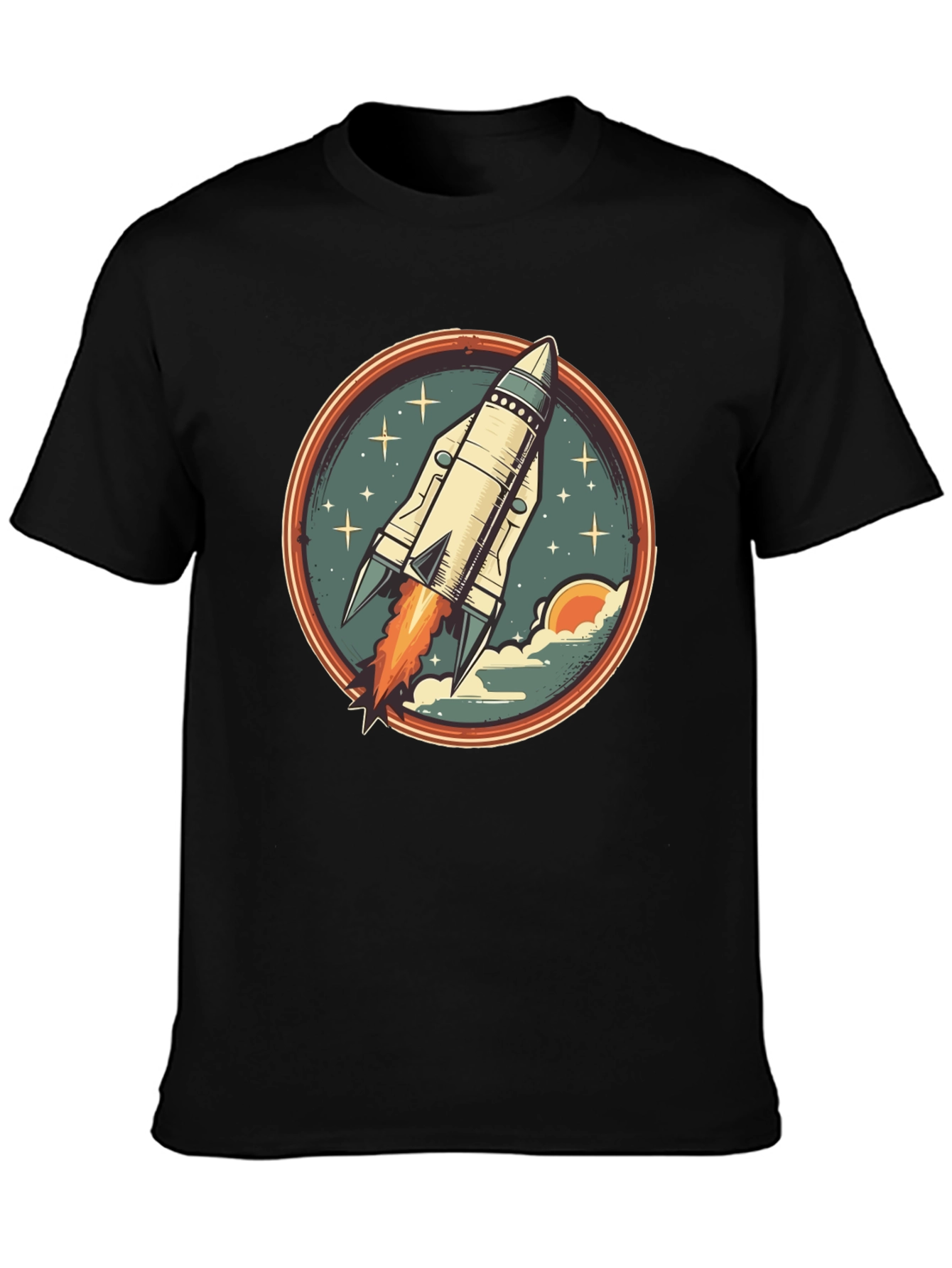 Retro Rocket T-Shirt - Blast Off in Style!