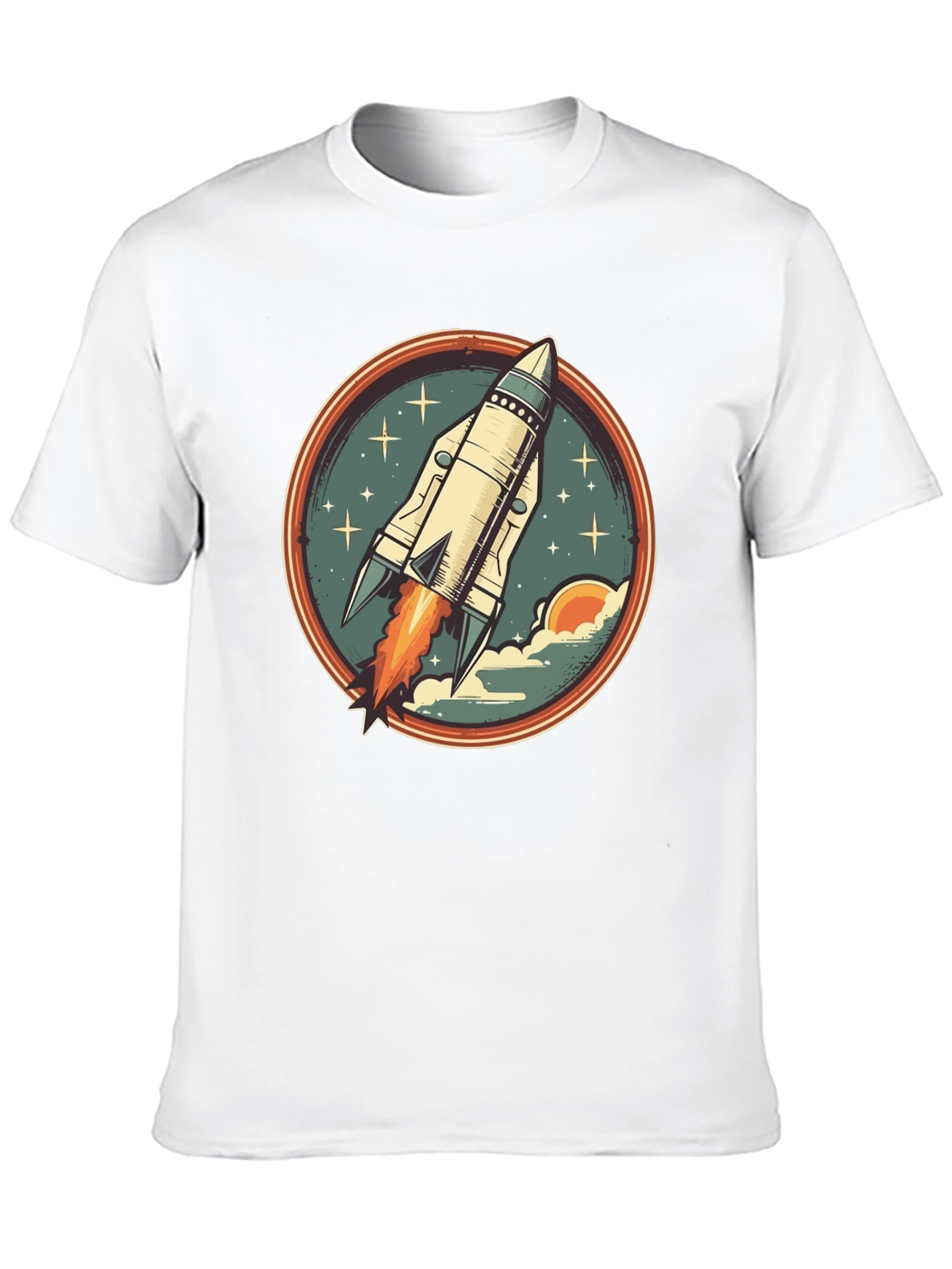 Retro Rocket T-Shirt - Blast Off in Style!