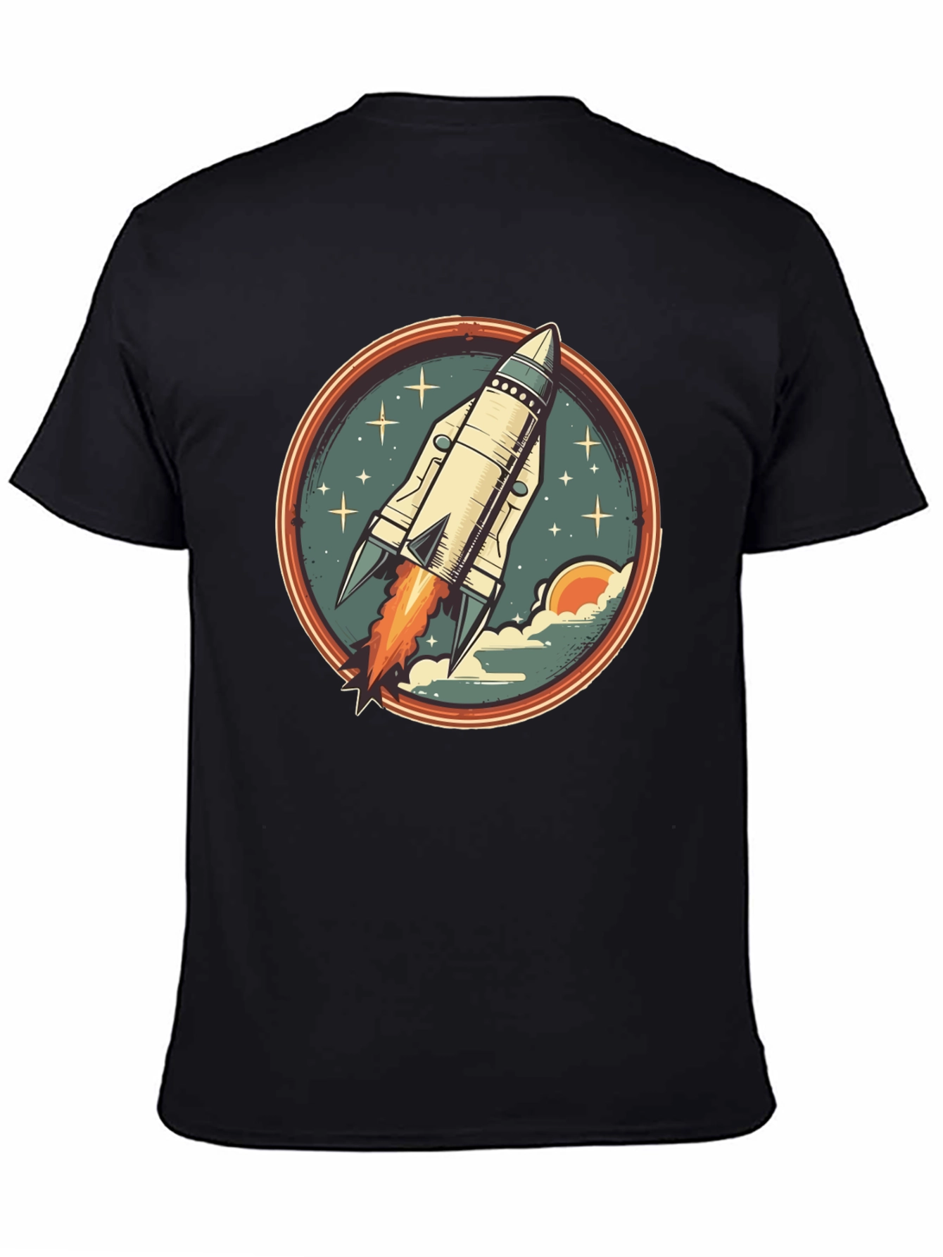 Retro Rocket T-Shirt - Blast Off in Style!