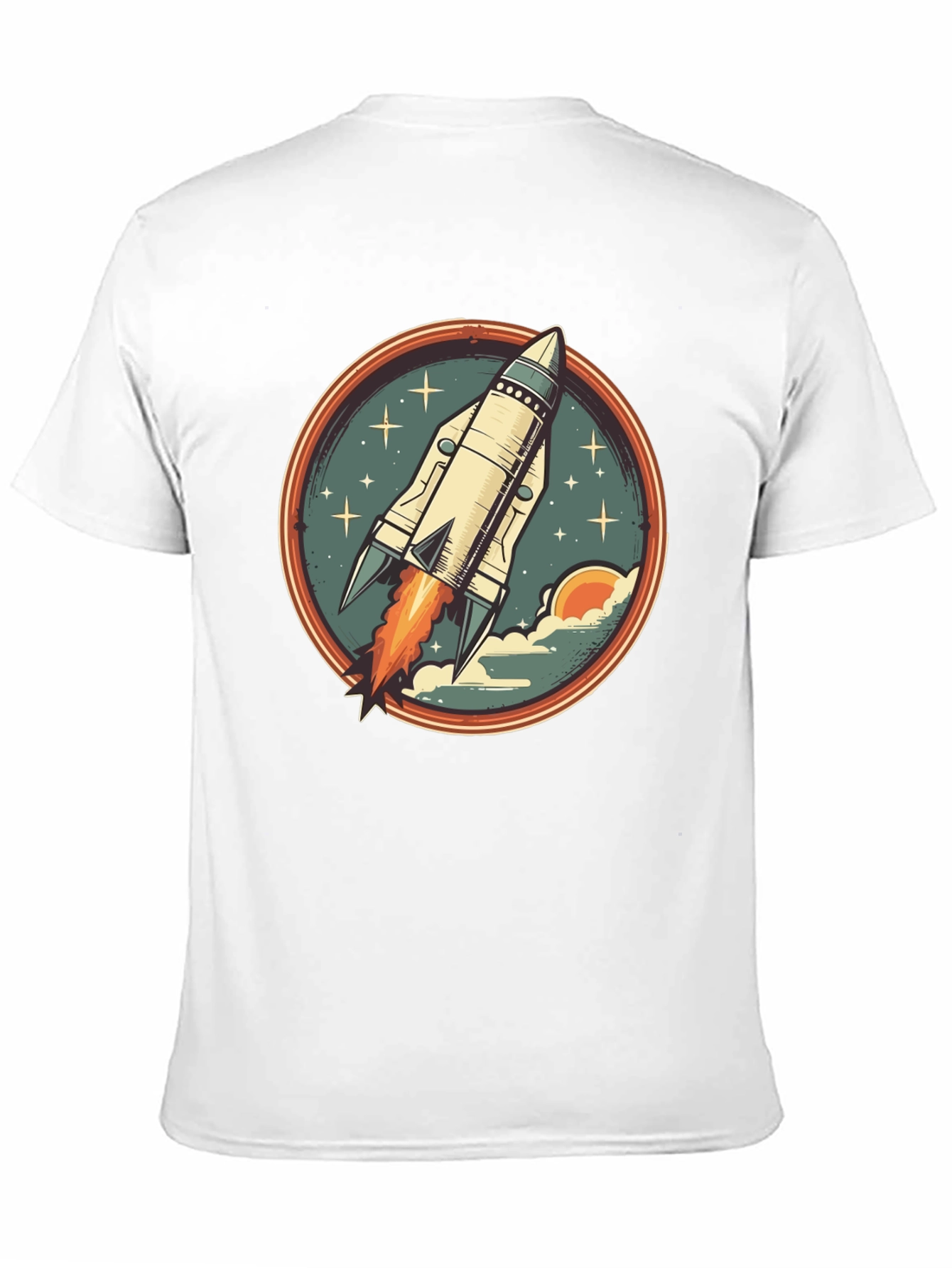 Retro Rocket T-Shirt - Blast Off in Style!