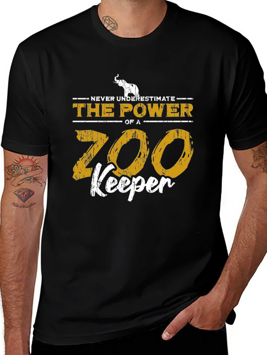 Zoo Keeper Power Graphic T-Shirt
