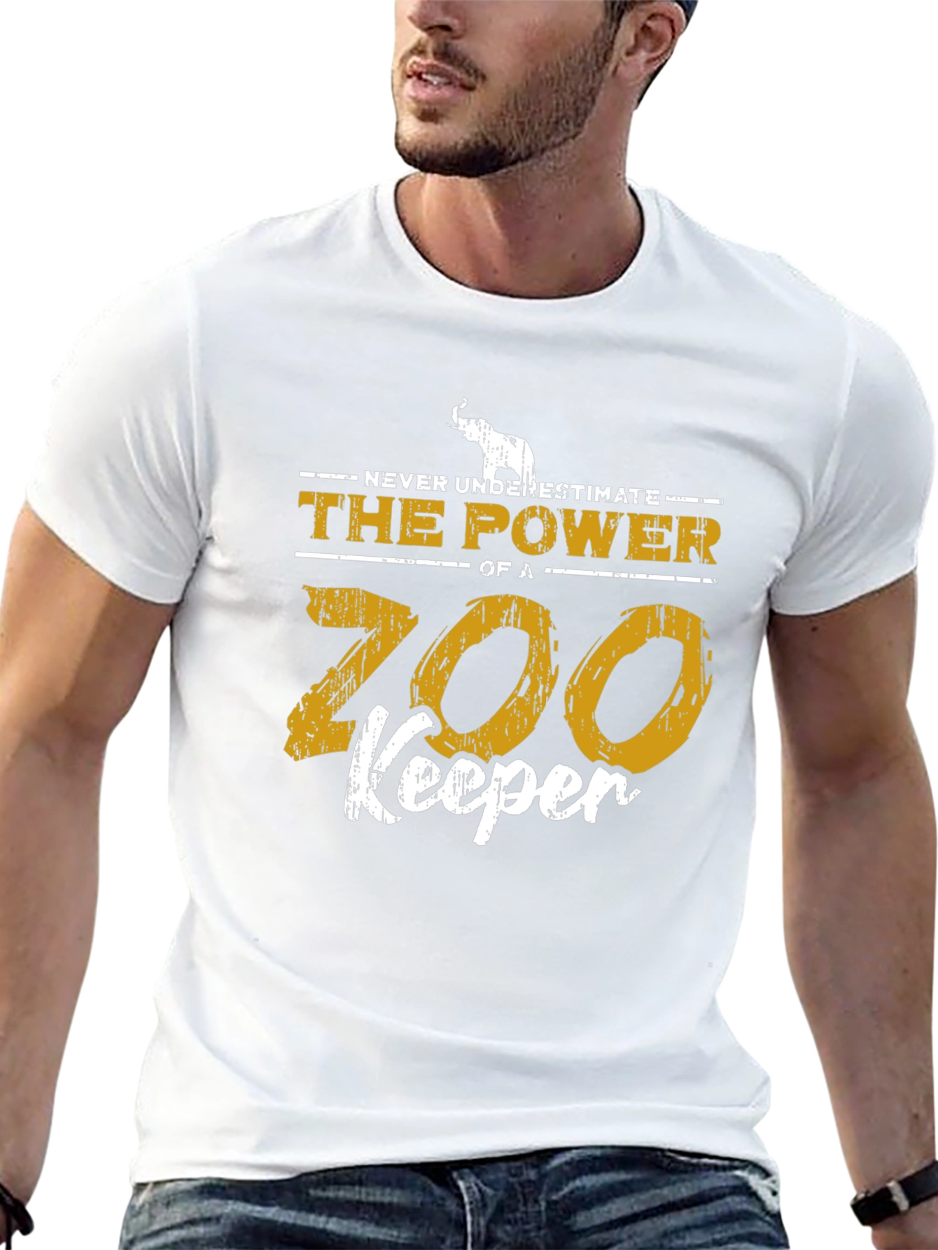 Zoo Keeper Power Graphic T-Shirt