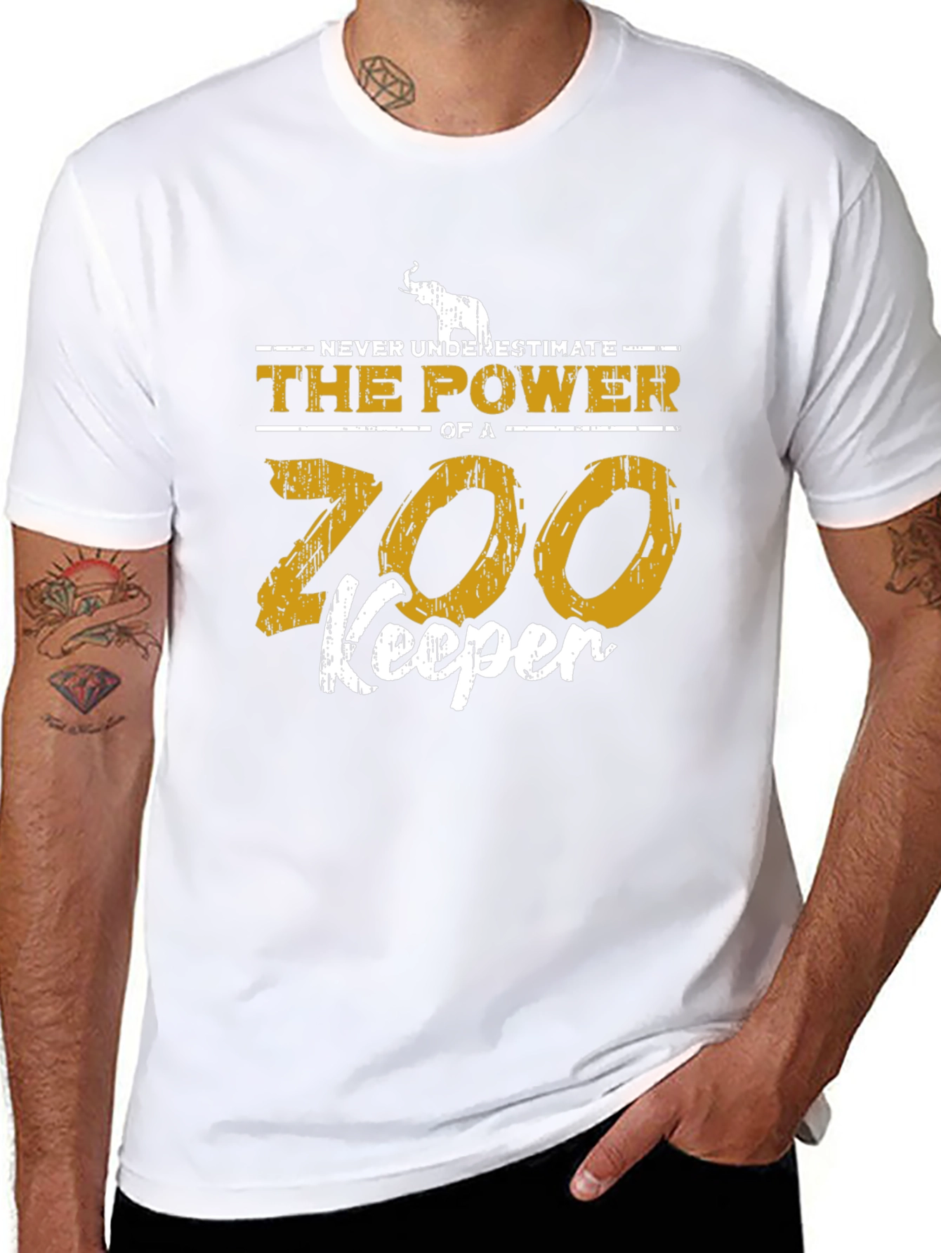Zoo Keeper Power Graphic T-Shirt