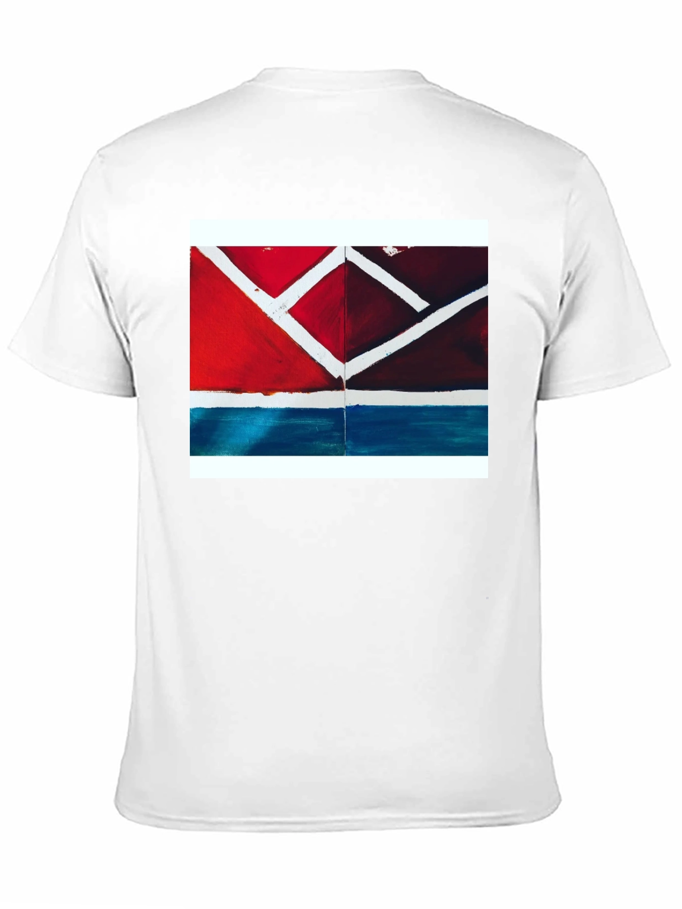 Abstract Geometric T-Shirt - Modern Art Tee