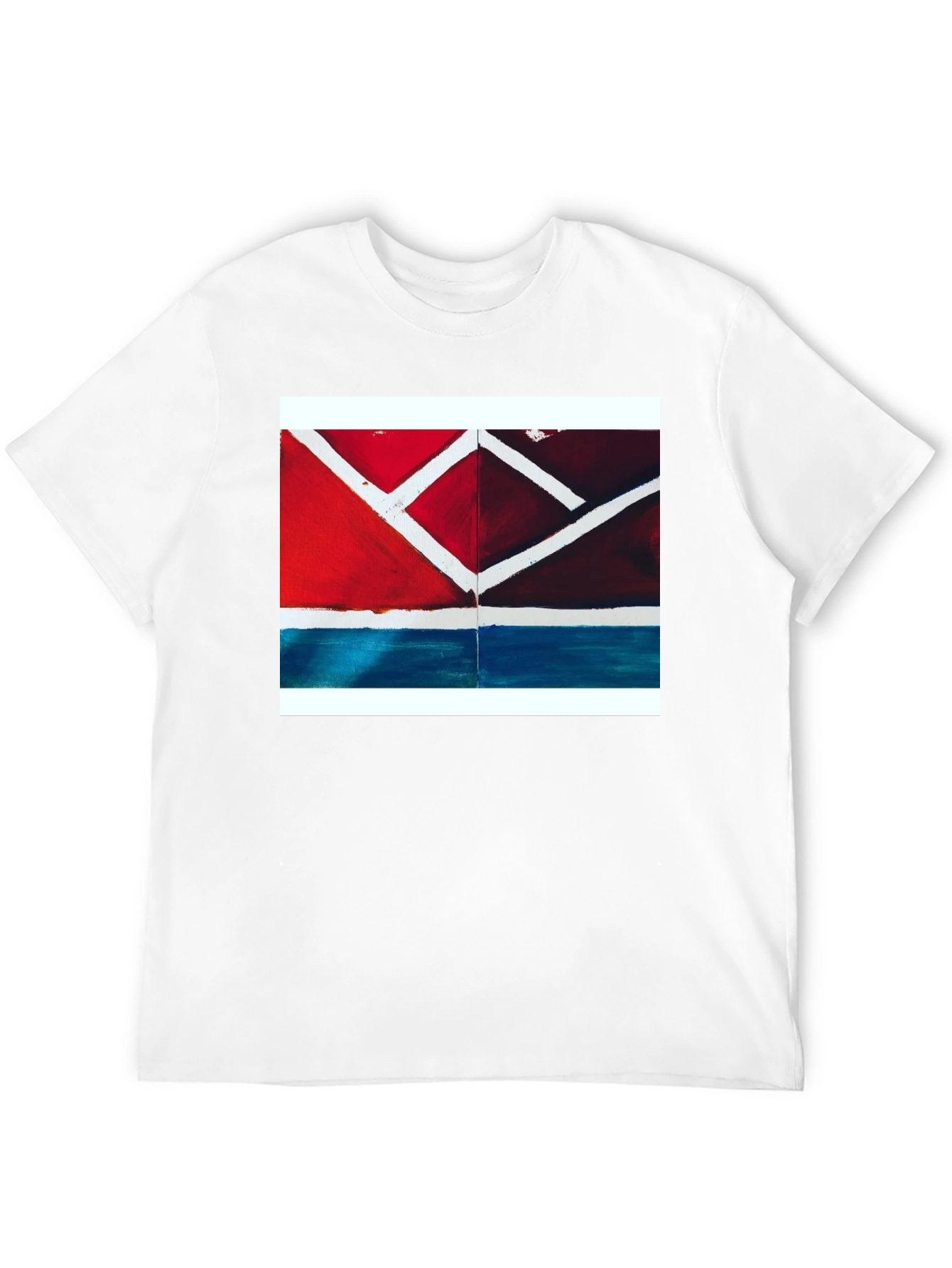 Abstract Geometric T-Shirt - Modern Art Tee