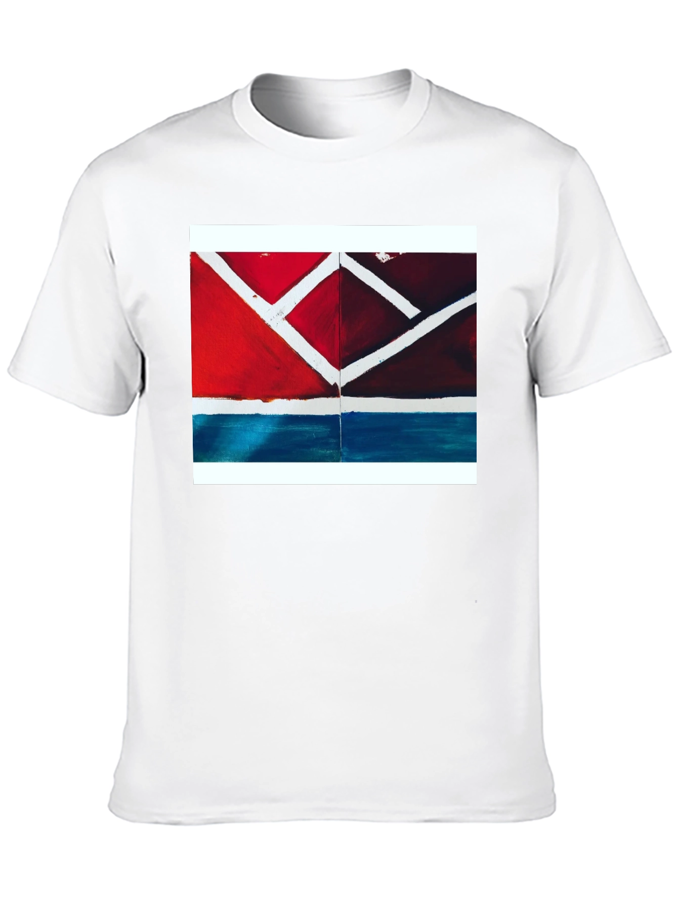 Abstract Geometric T-Shirt - Modern Art Tee