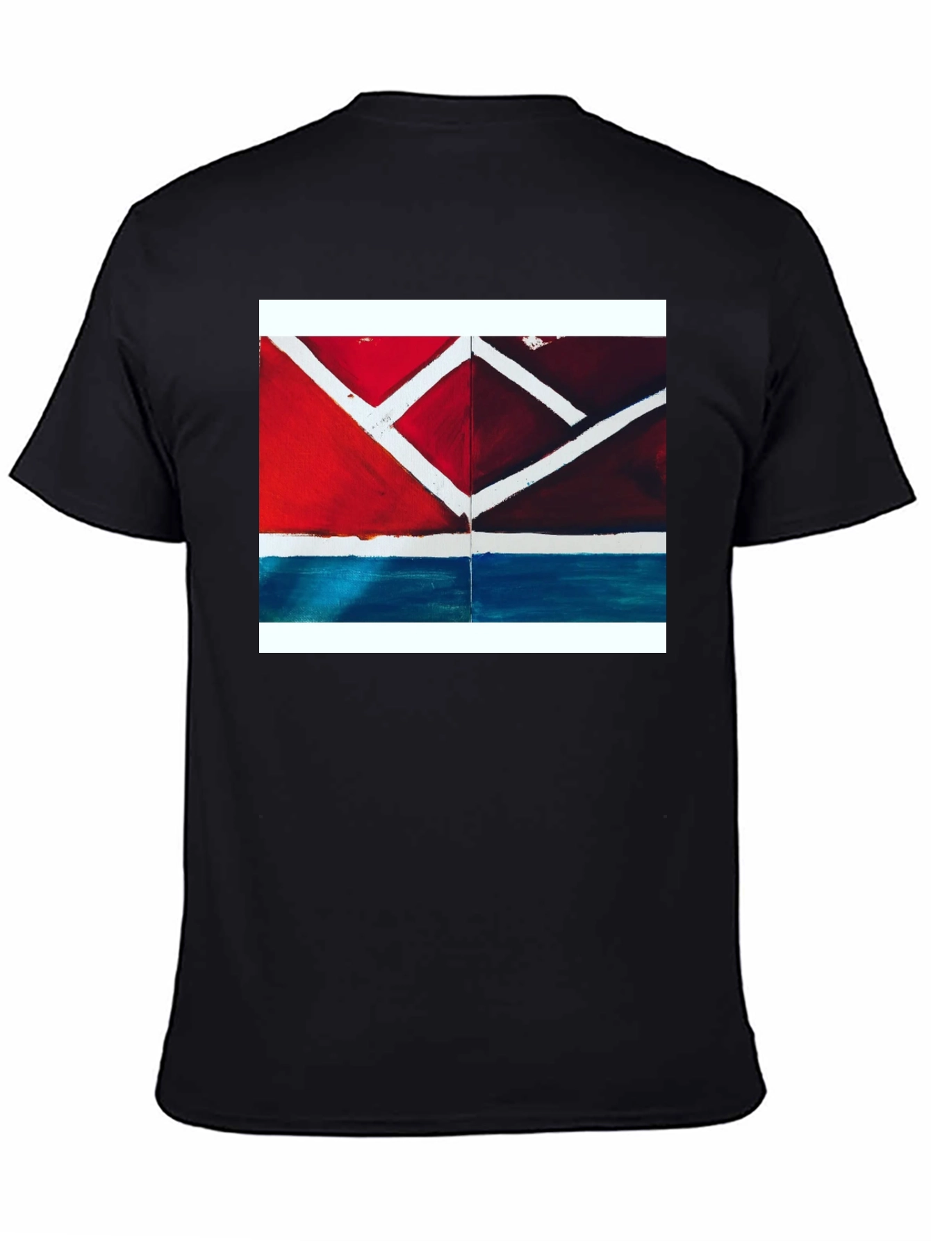 Abstract Geometric T-Shirt - Modern Art Tee