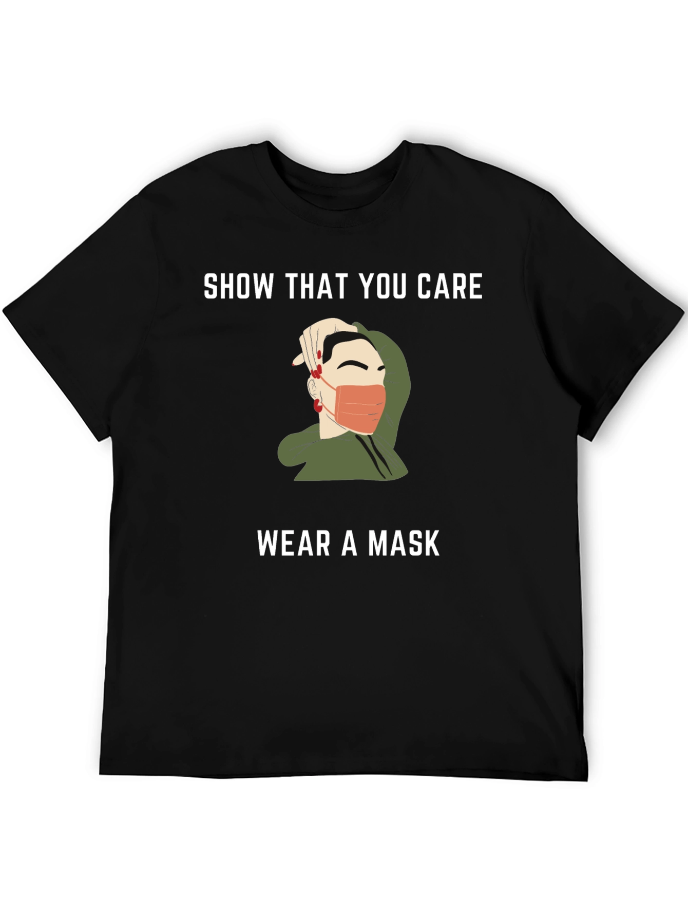 Show You Care Wear a Mask Graphic T-Shirt
