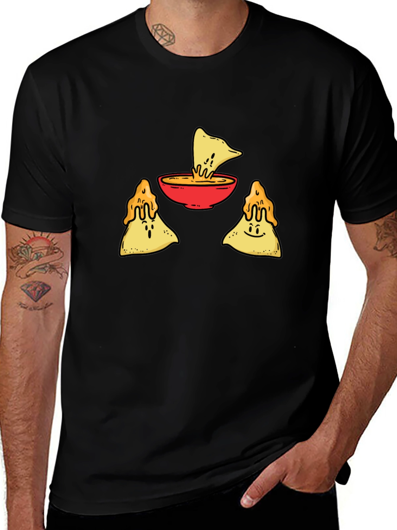 Funny Nachos & Dip Graphic Tee