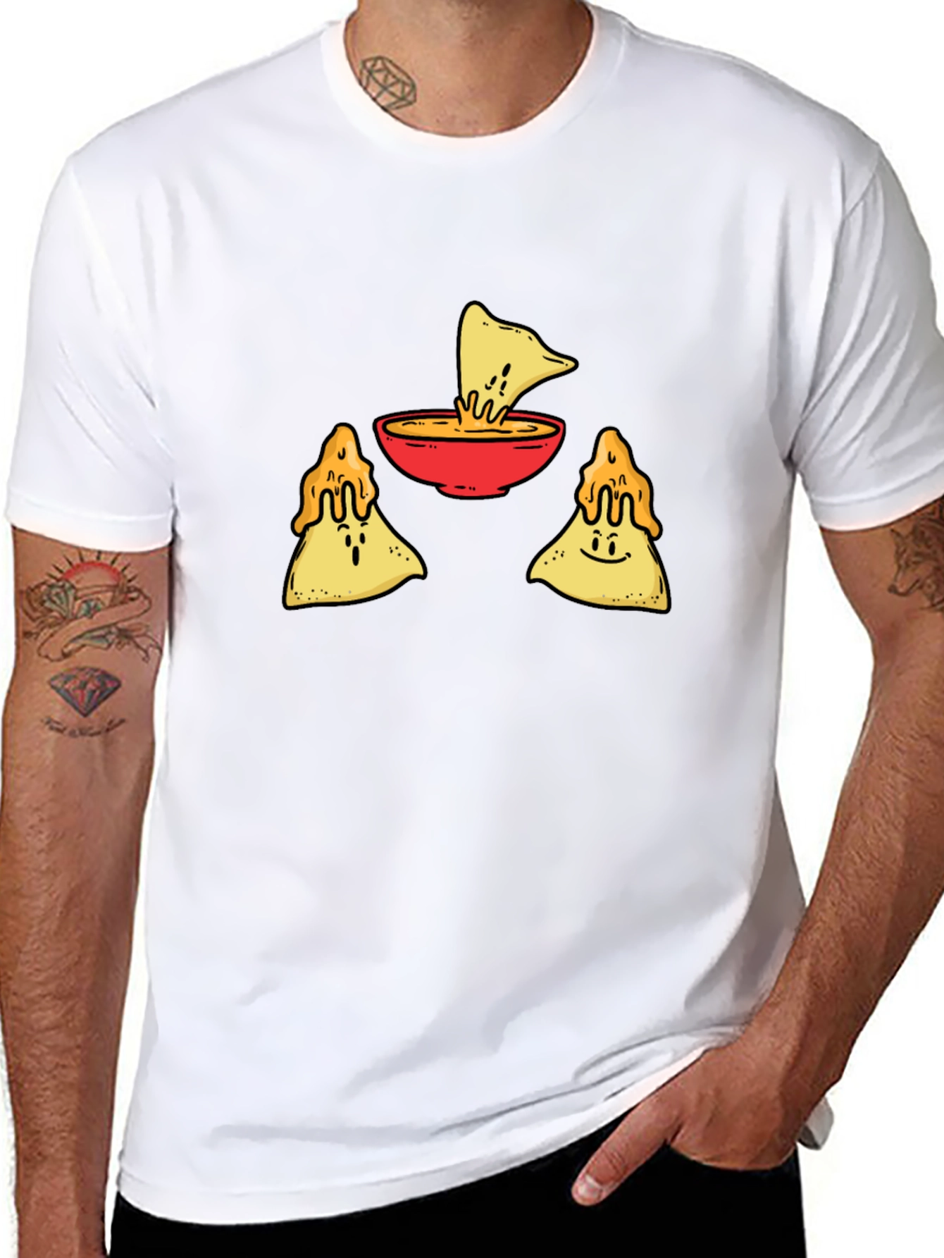 Funny Nachos & Dip Graphic Tee