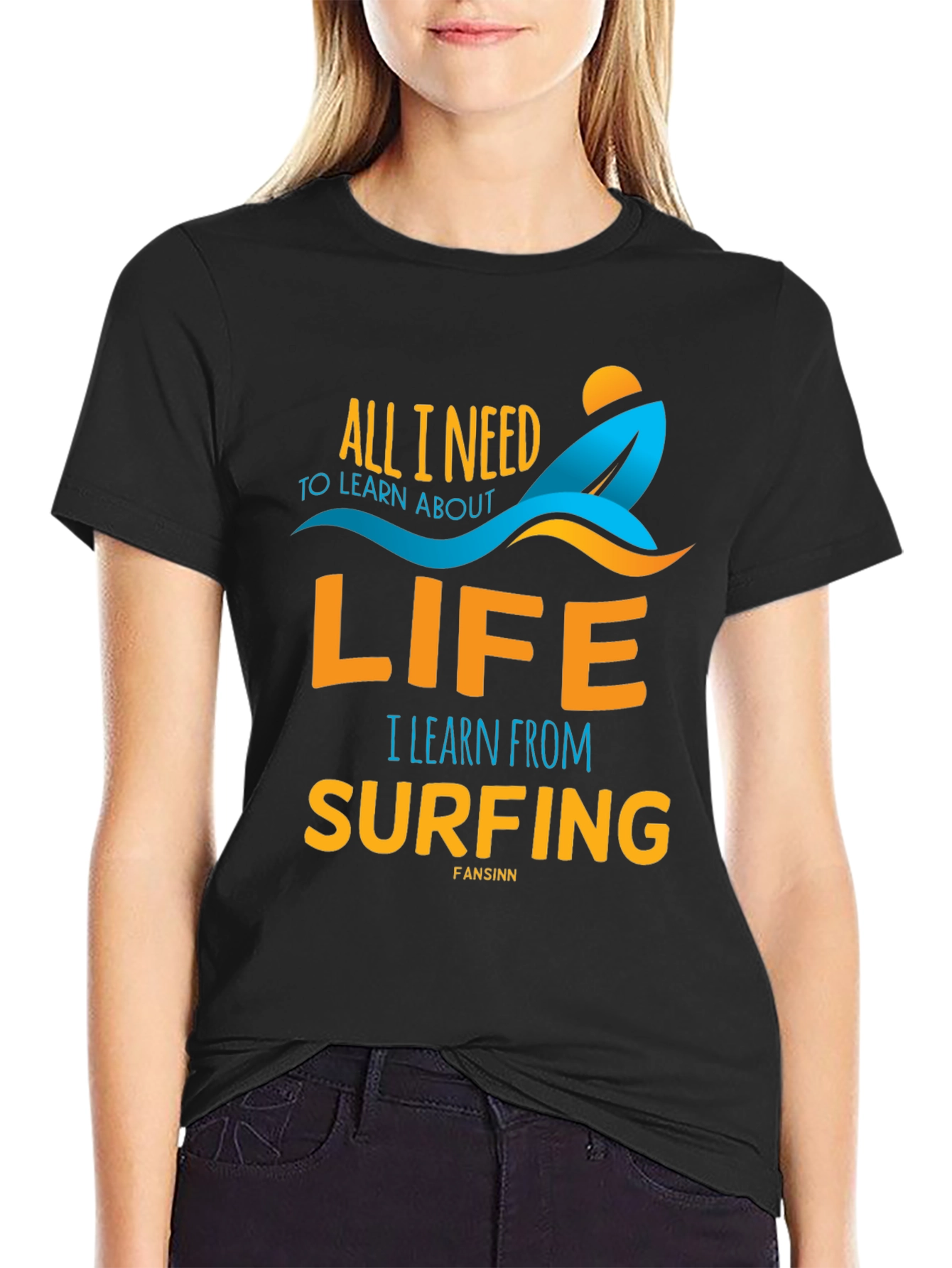 Surfing Life T-Shirt: Learn from the Waves
