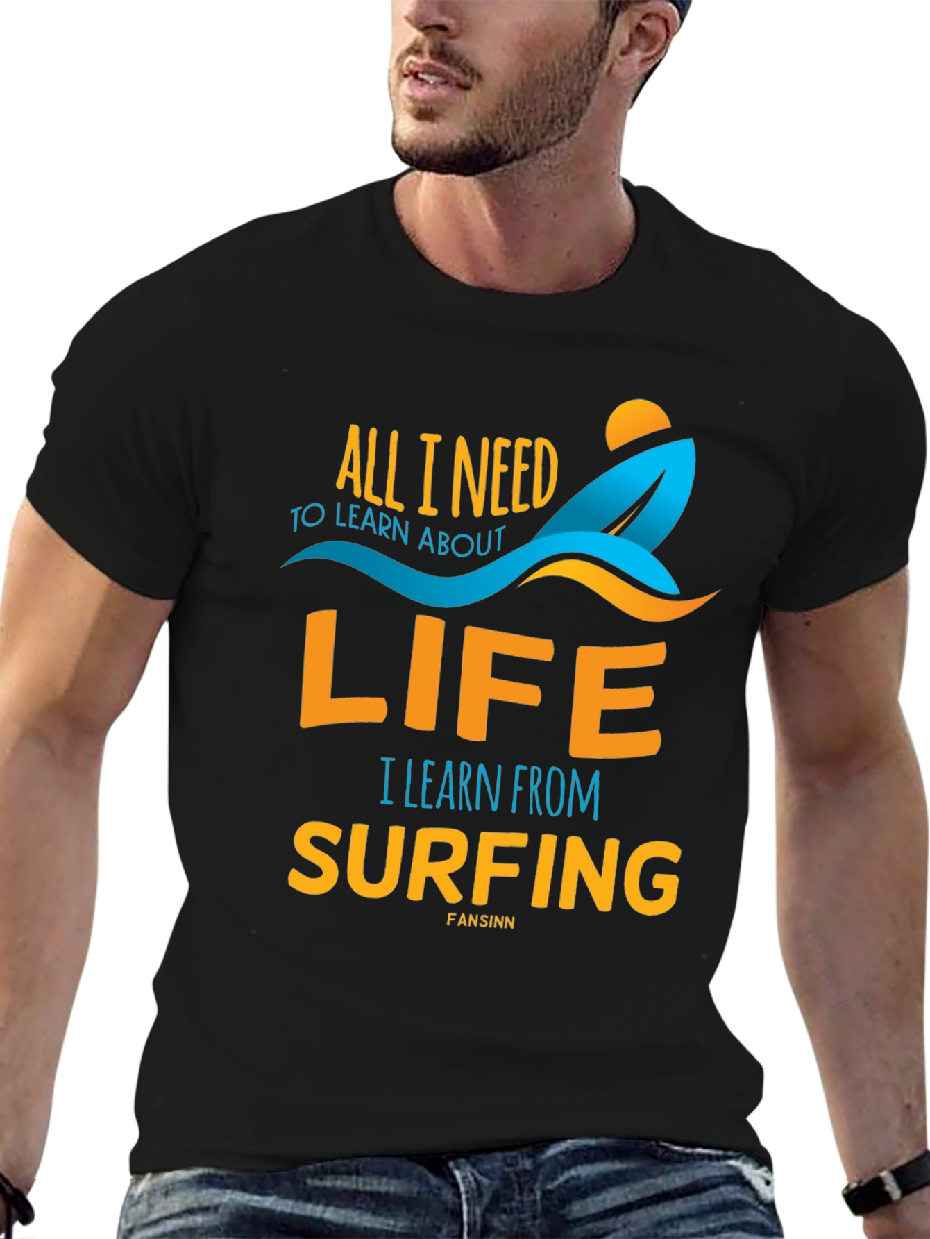 Surfing Life T-Shirt: Learn from the Waves